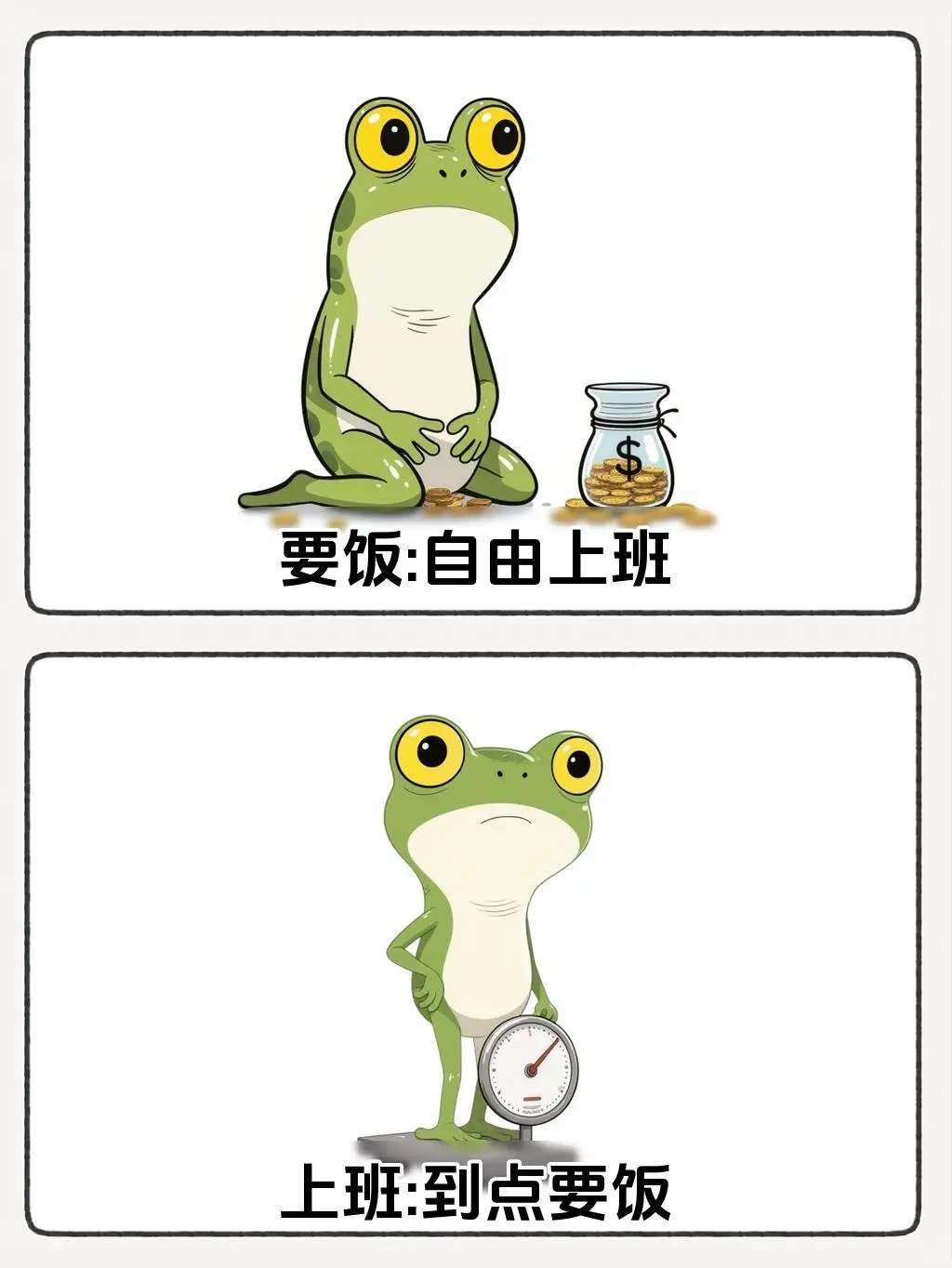 职场人的一天：上班和要饭最大的区别