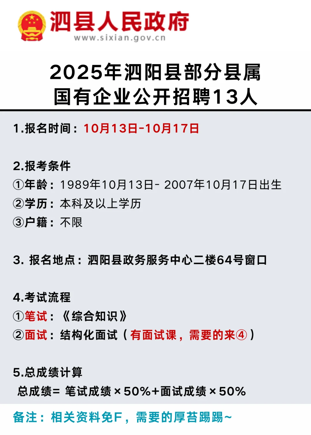 2025年泗阳县国有企业招聘13人