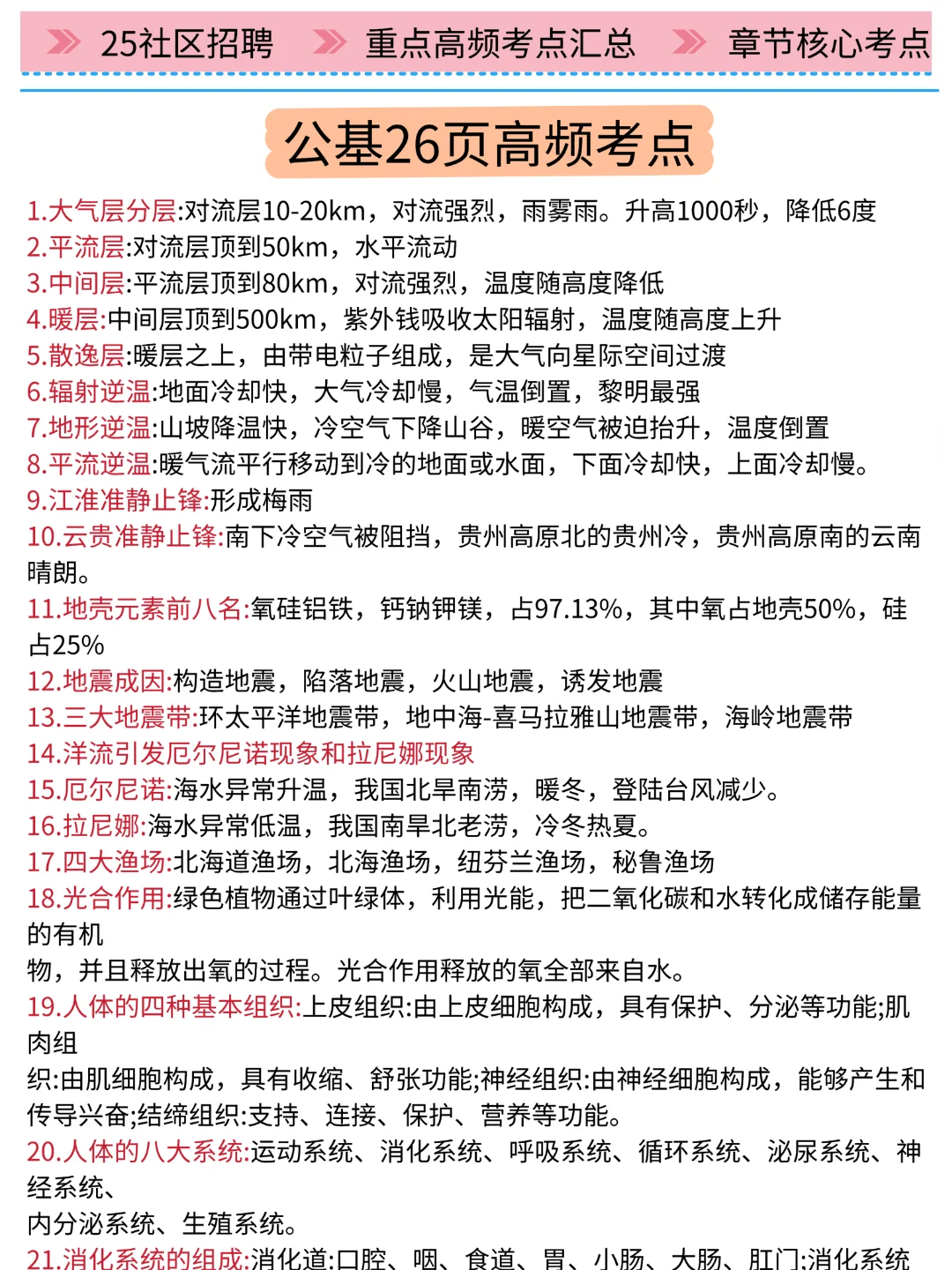25赣州瑞金市社区工作者招聘，大概率考这些