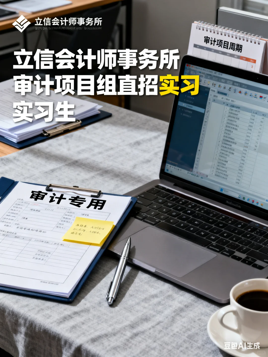 审计项目组直招诚聘。
