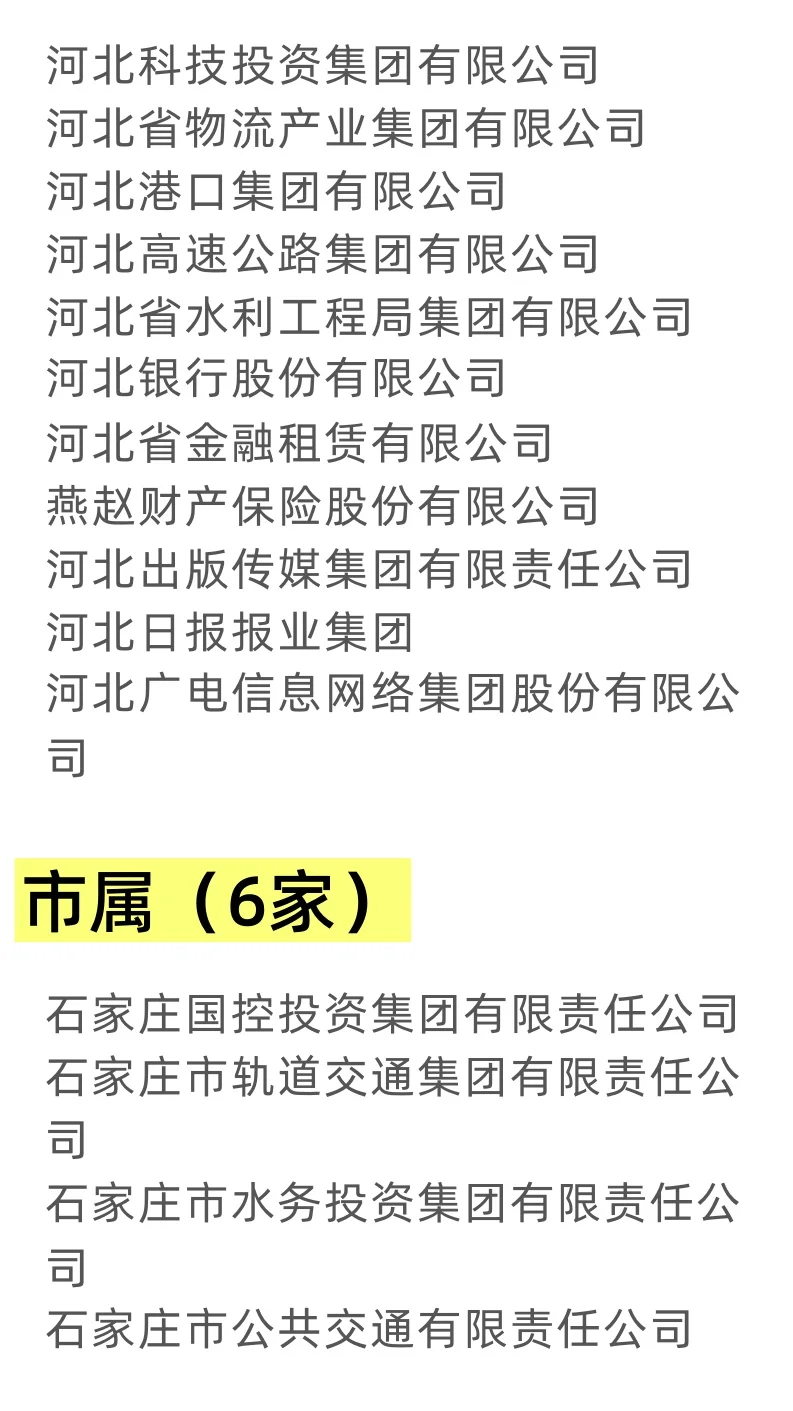 想去石家庄发展的应届生看过来啦