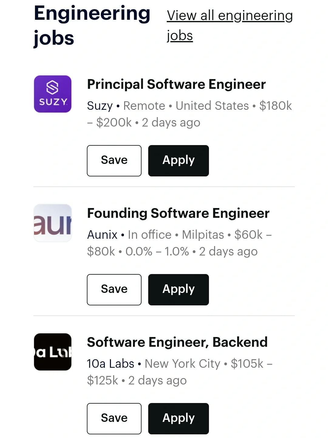 🇦🇺这里全是土澳startup的找工网站