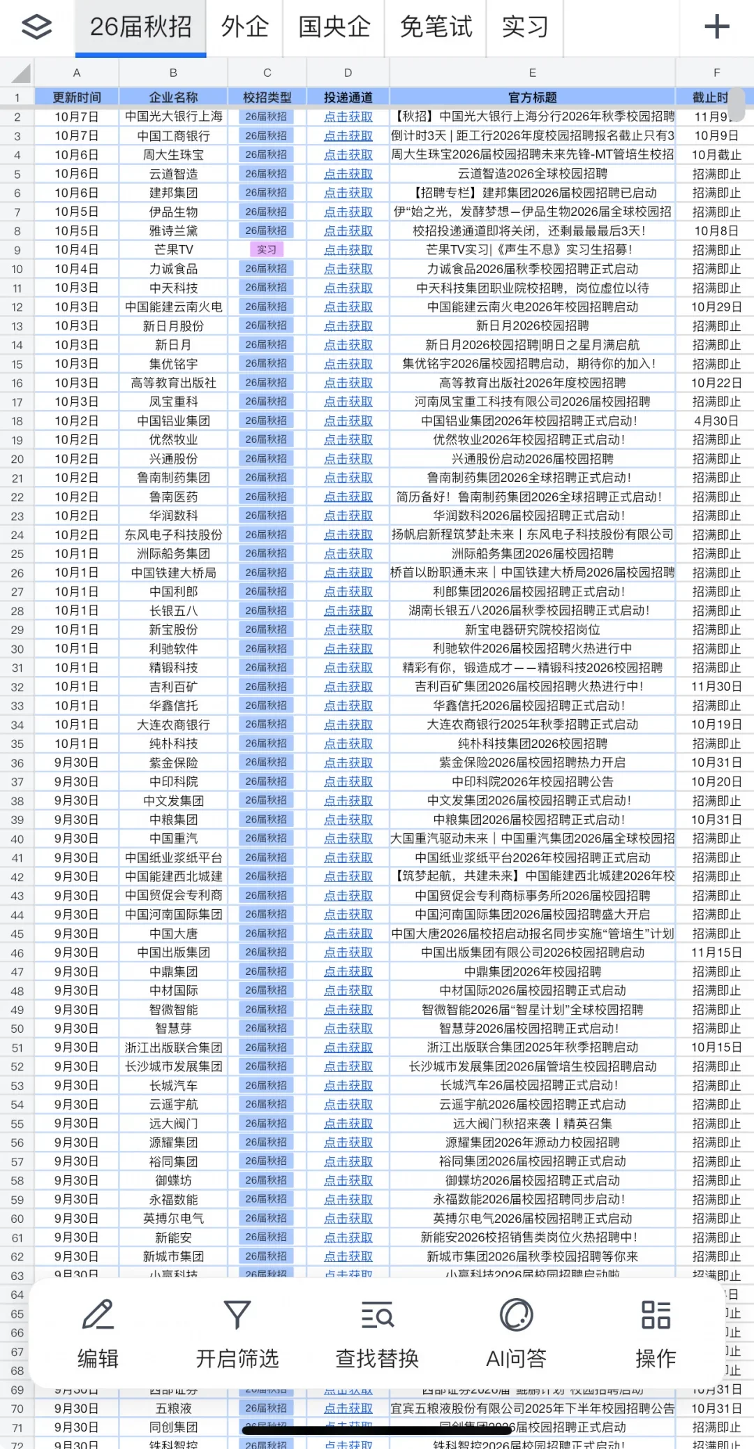 10.7 今天刚开的秋招😁