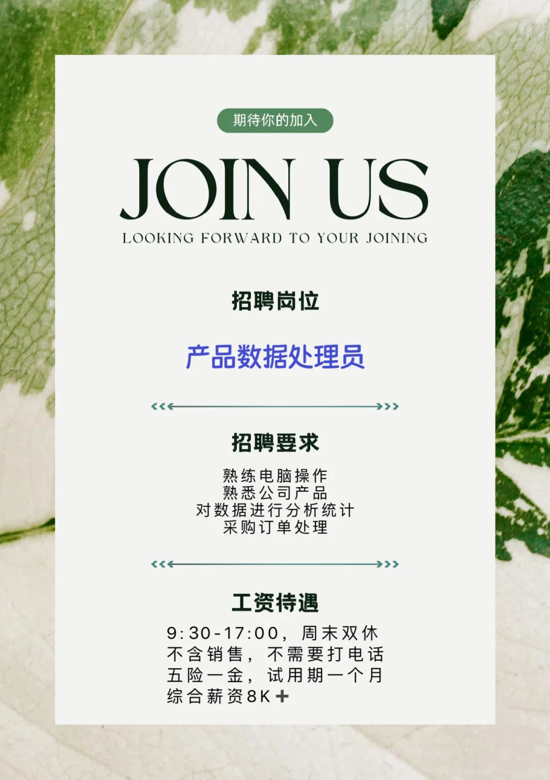 说好的金九银十，招聘来啦