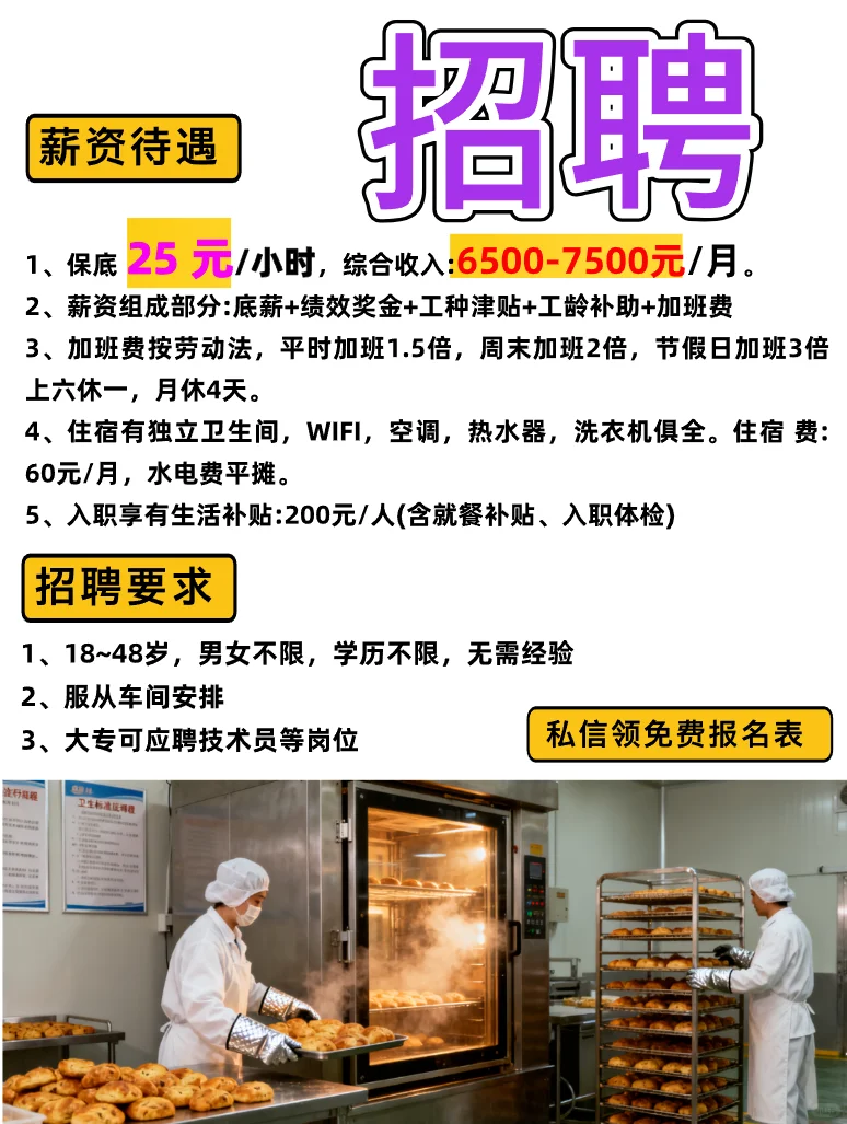 距离您1.3km的自家小厂招聘包装工