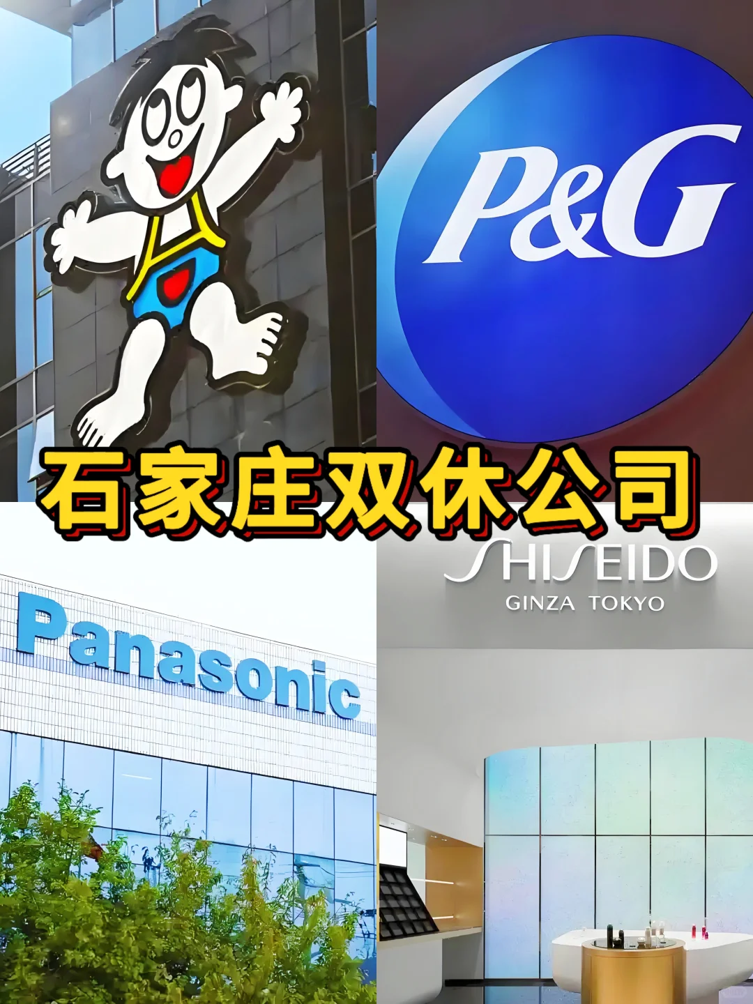 石家庄双休神仙公司合集来啦！打工人速码✨