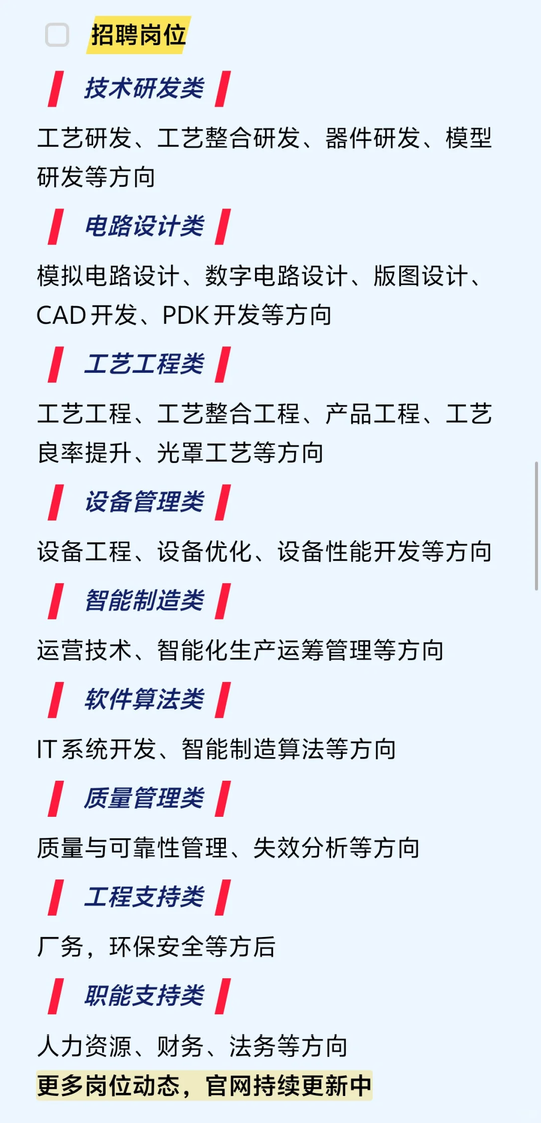 中芯国际2026届校园招聘【无笔试】