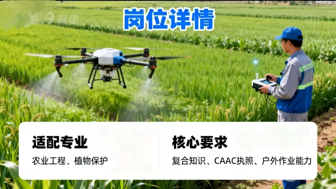 大学生无人机农业核心岗位入职攻略