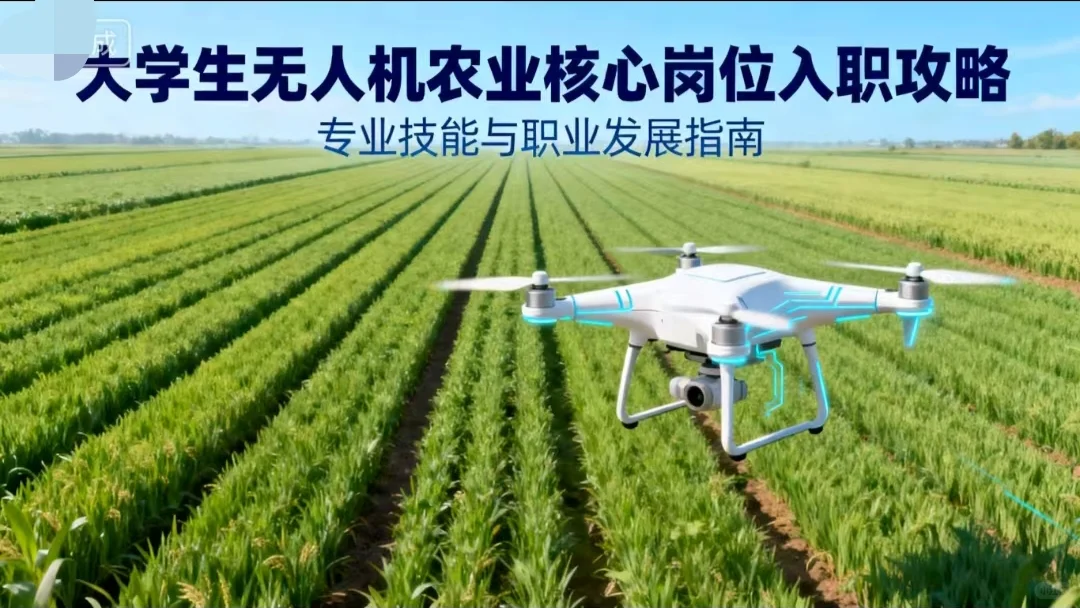 大学生无人机农业核心岗位入职攻略
