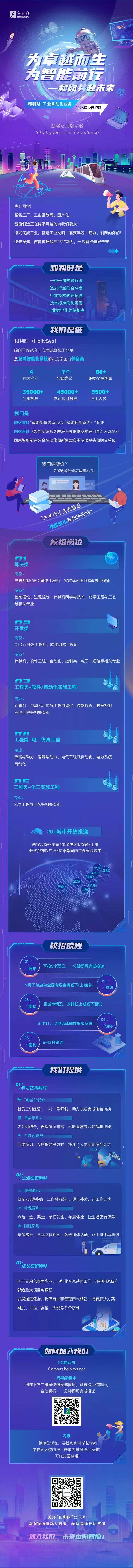 和利时2026校园招聘内推