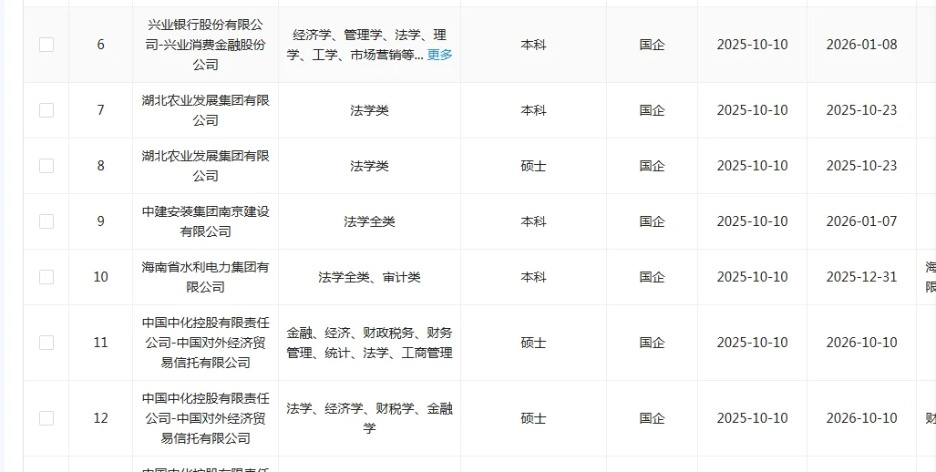 学法学的同学快来捡漏啦