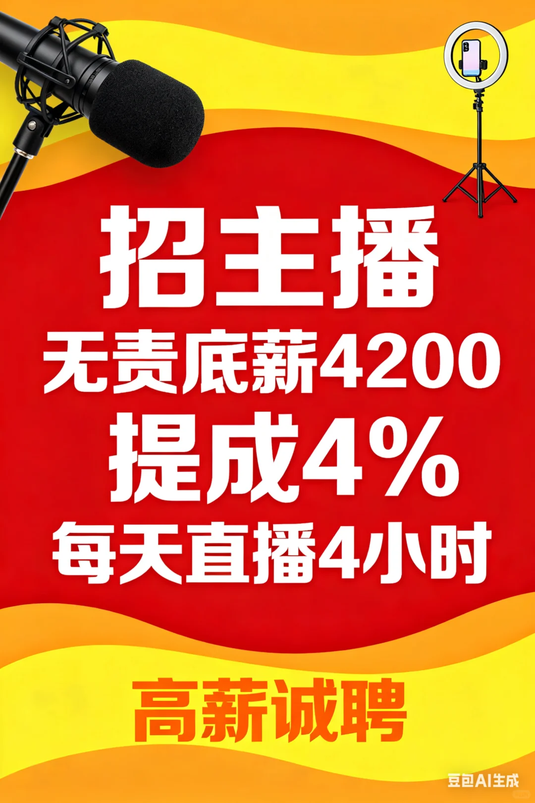 招带货主播，等你来！🎤