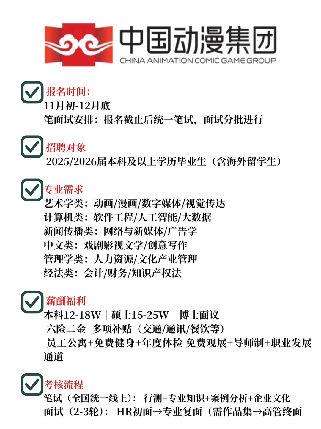 中国动漫集团招聘