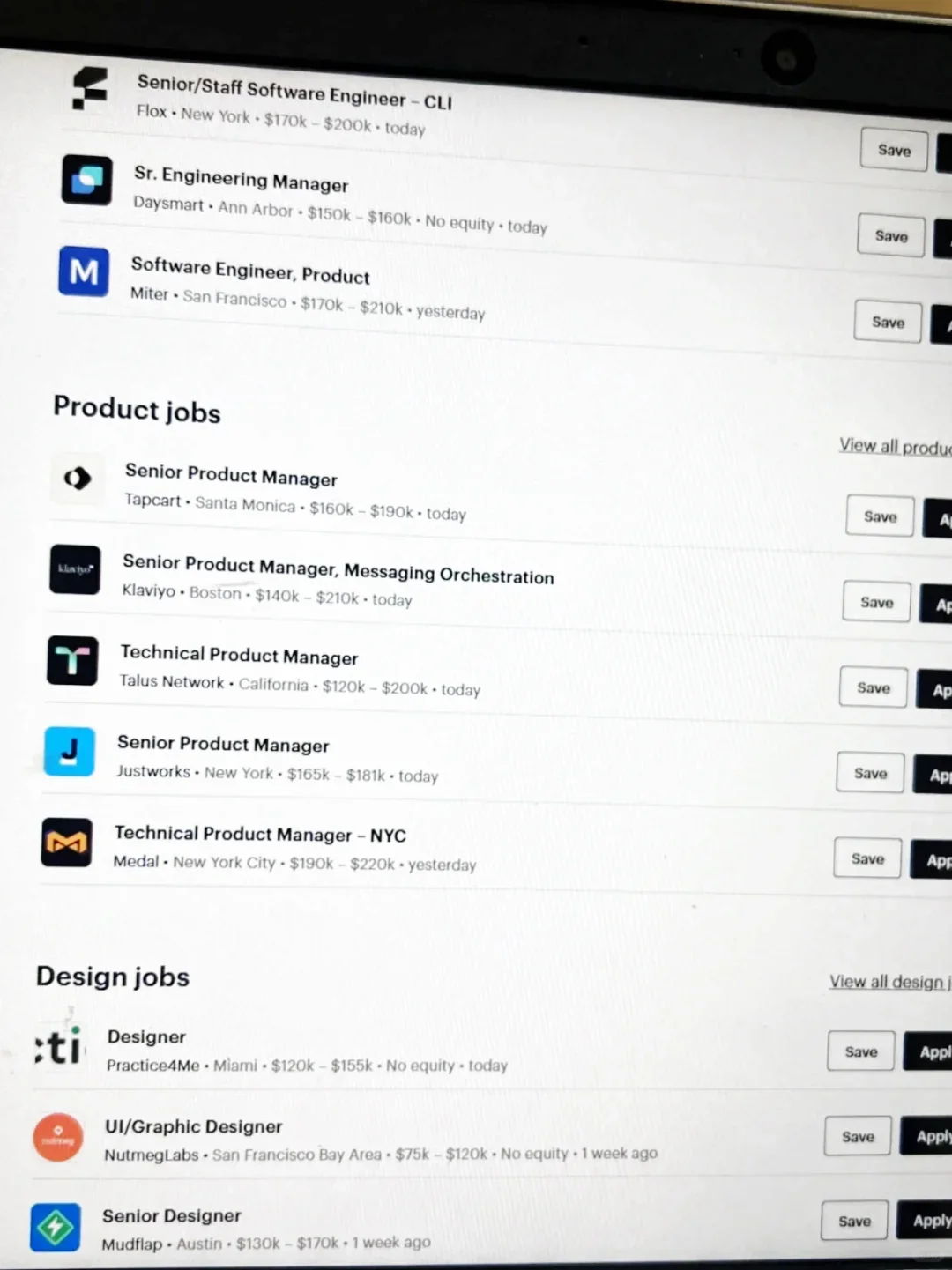 发现一个土澳startup jobs的找工web