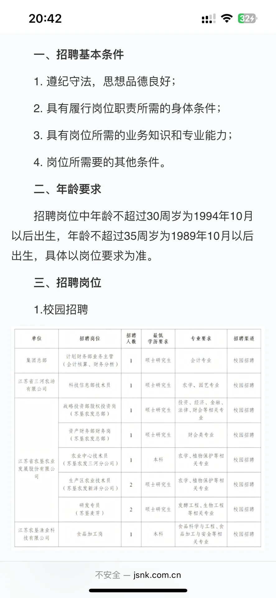 江苏农垦集团招聘应届股权投资岗（往届可投