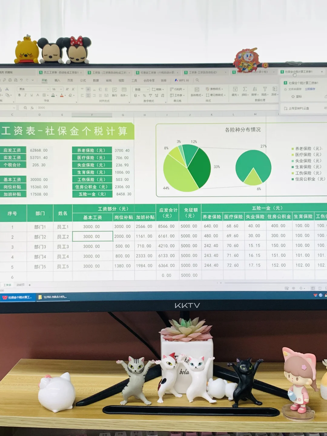 做人事的别连工资表都不会算啊😅