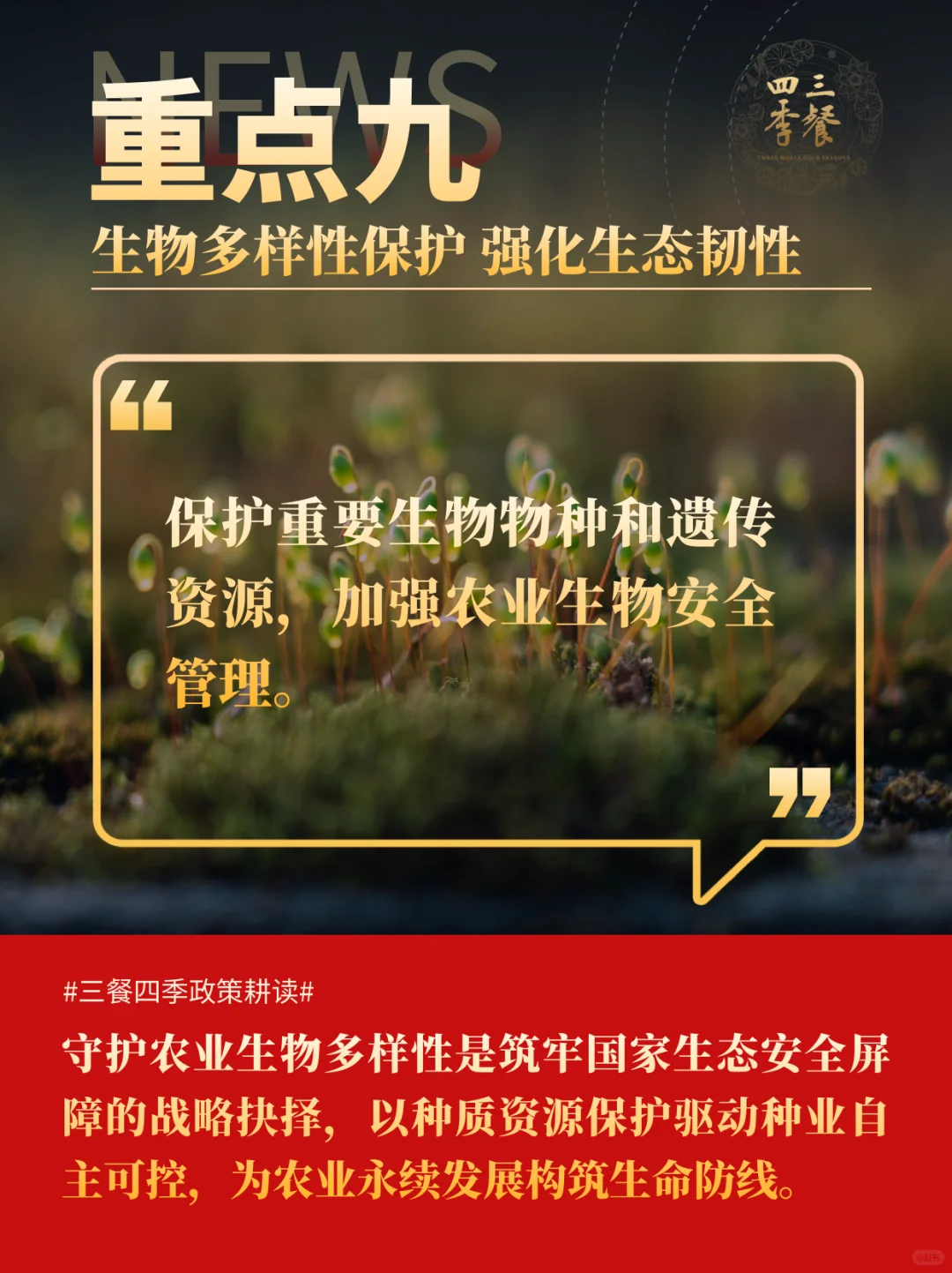 《农业强国规划》摘选｜三餐四季耕读10重点