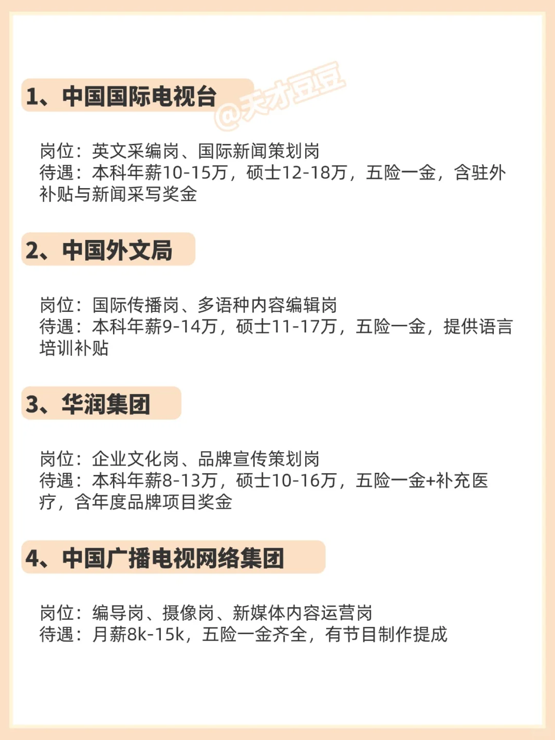 10月秋招篇—新闻传播类央国企！！