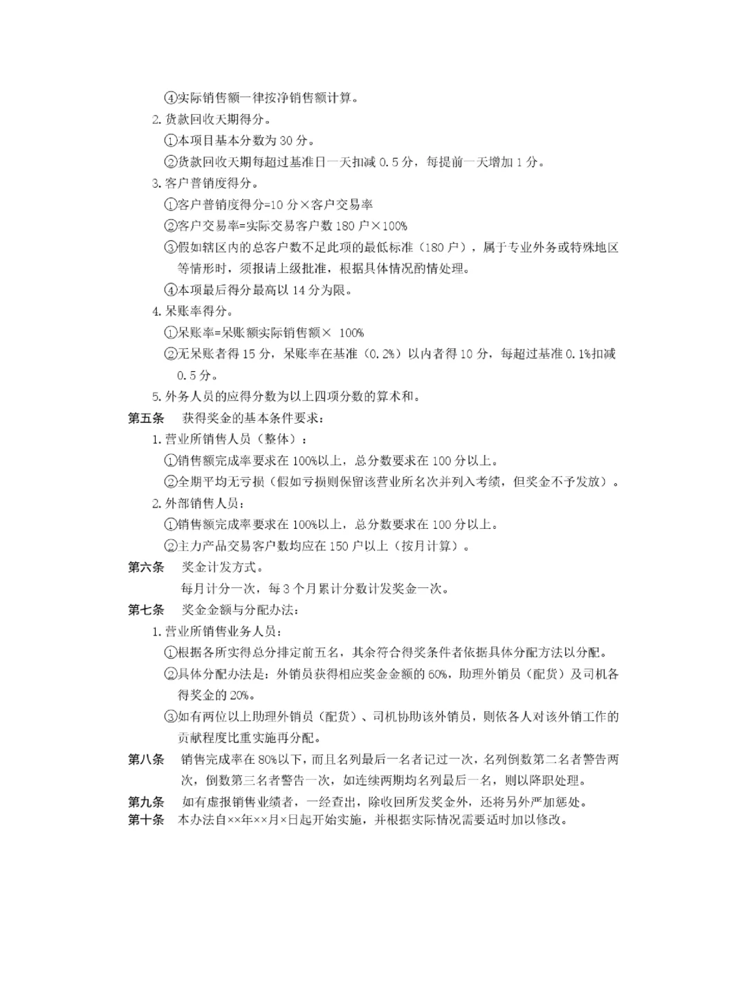 企业全岗位职位说明书及绩效薪酬表格全册