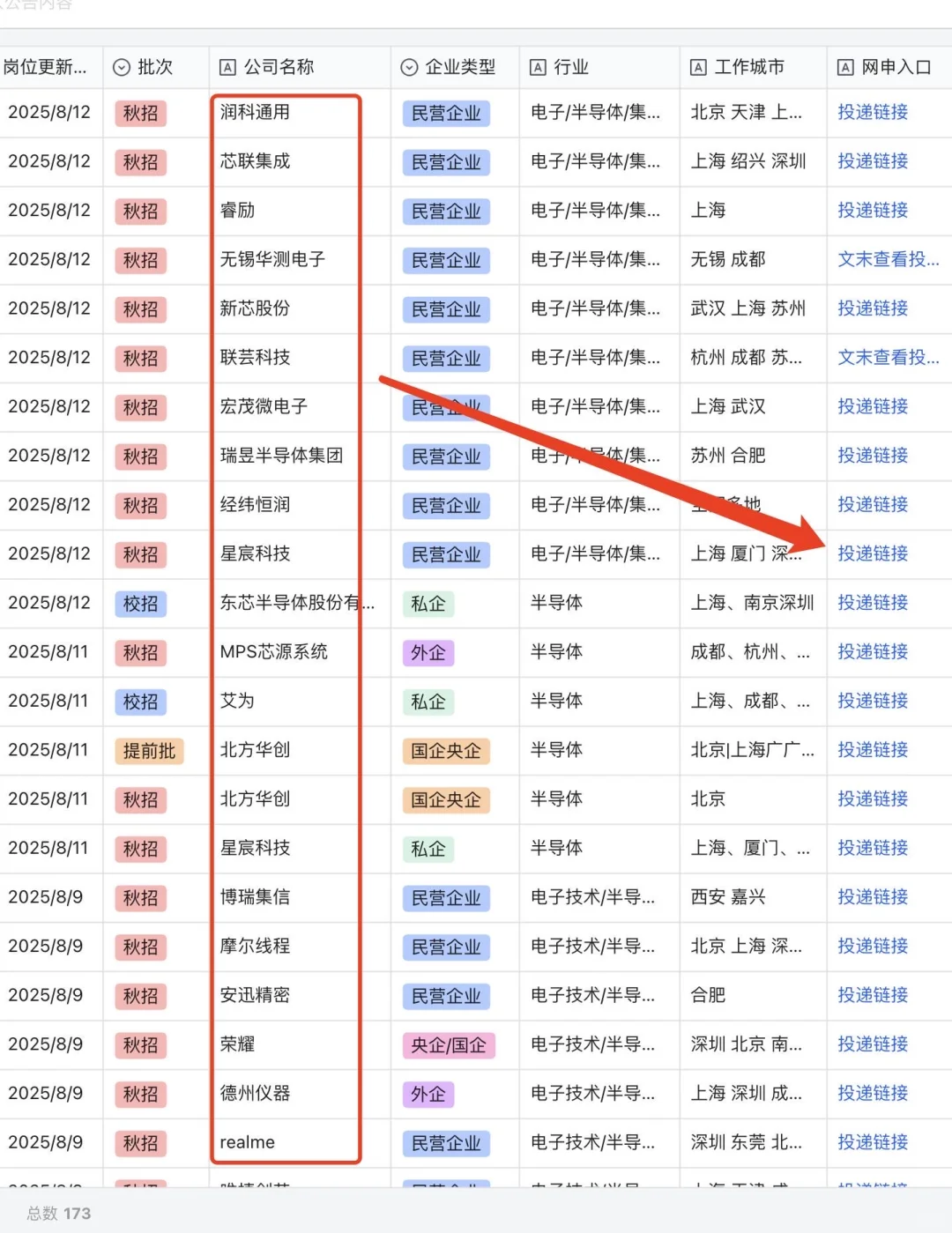 26届秋招半导体公司，看这篇！