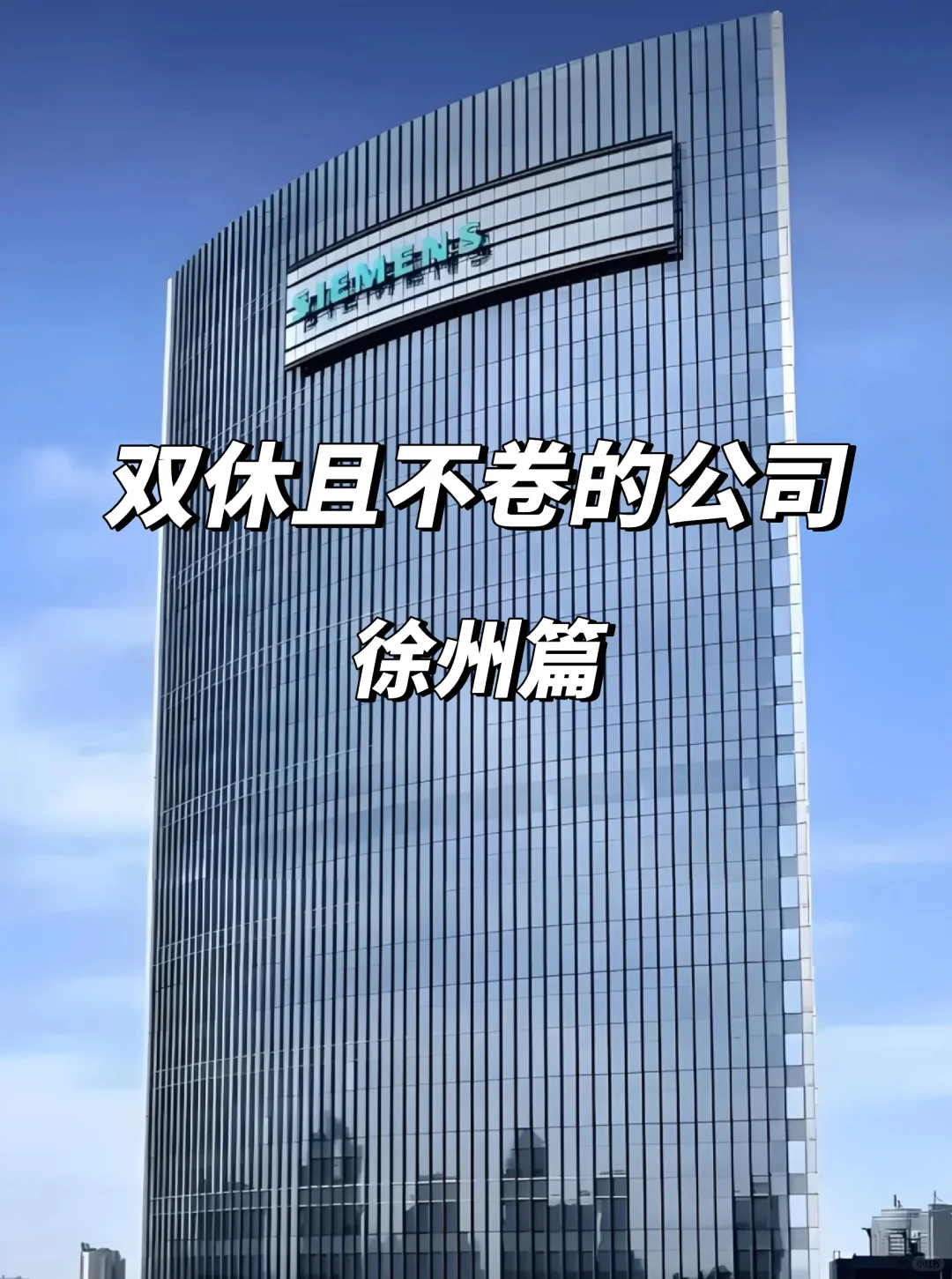 徐州双休不卷公司！这5个亮点直接戳心巴！