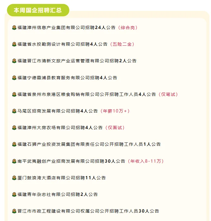含正式聘用！省国企招聘120人！五险二