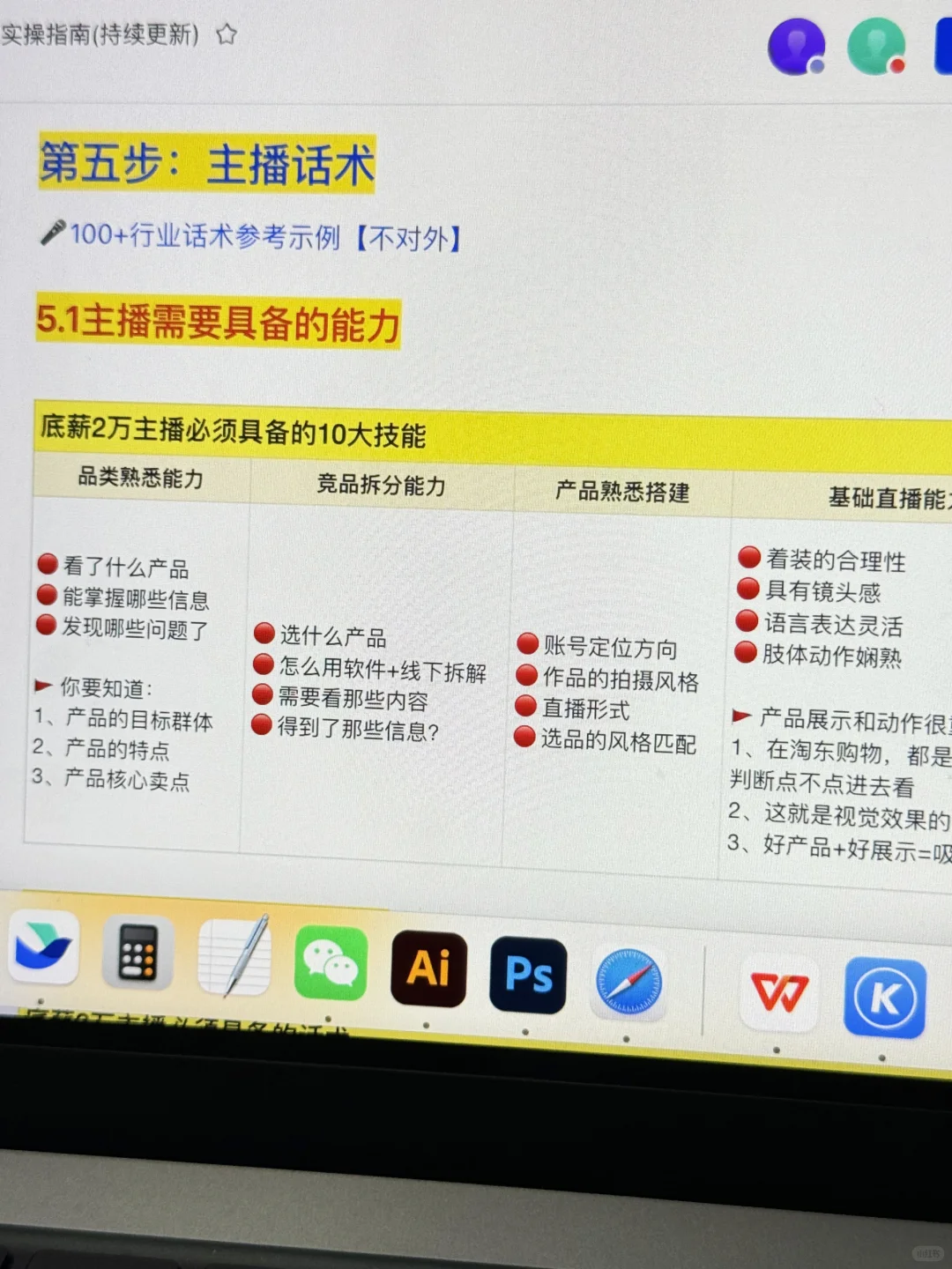 直播小白带货熬夜都要背的话术逻辑框架🐮