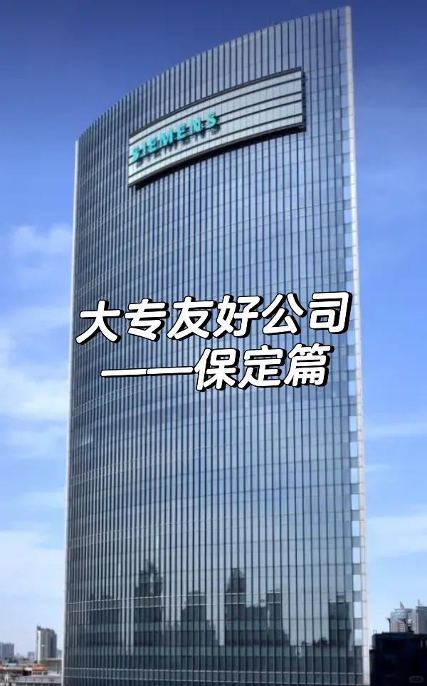😍保定大专友好公司大揭秘！