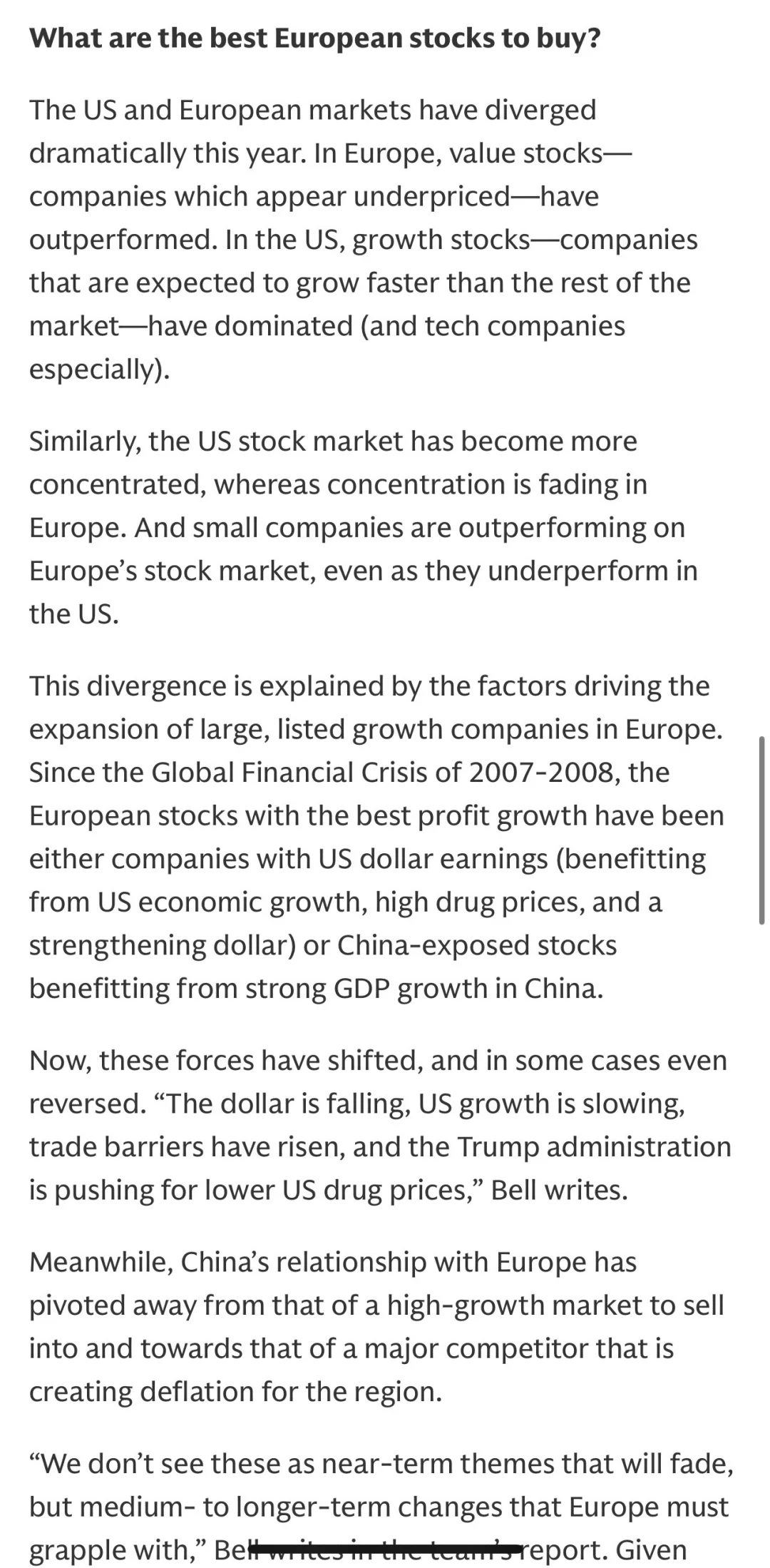 📈高盛研報：欧洲股市预测｜STOXX 600 12个月