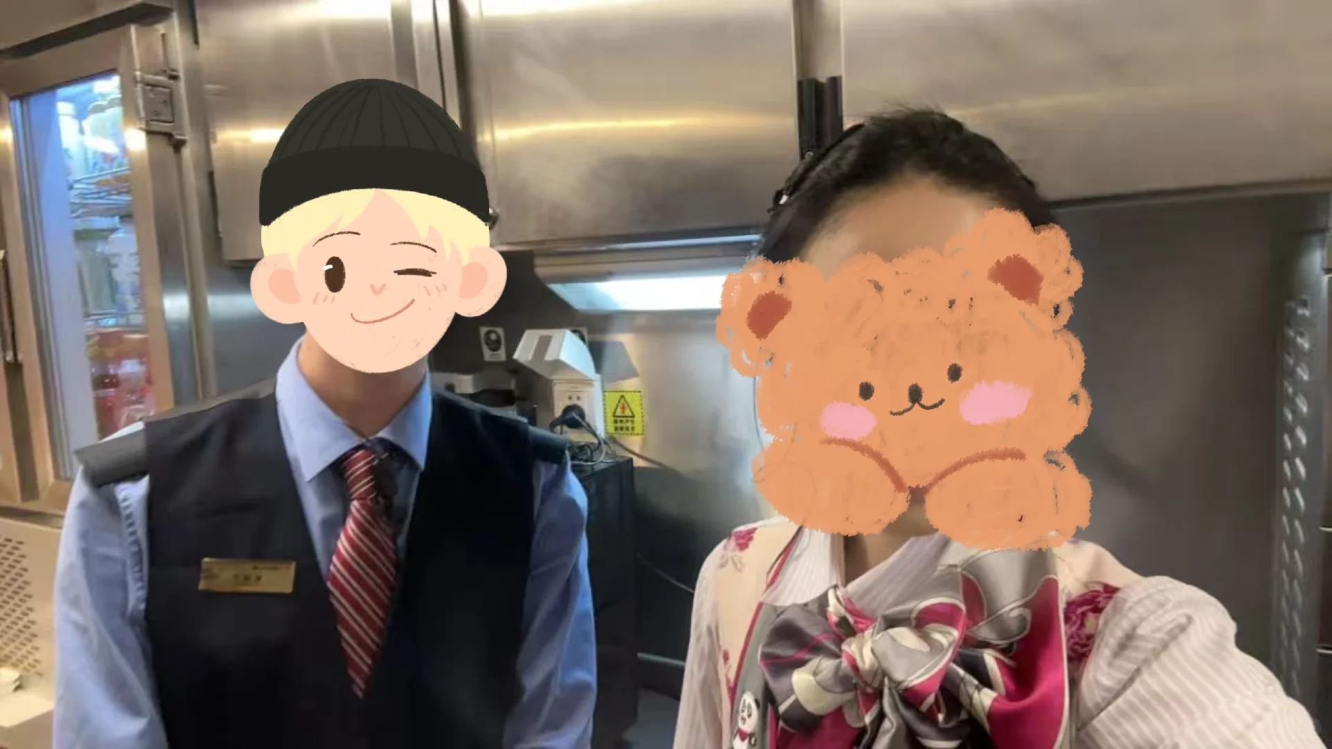 高铁餐服无偿直招