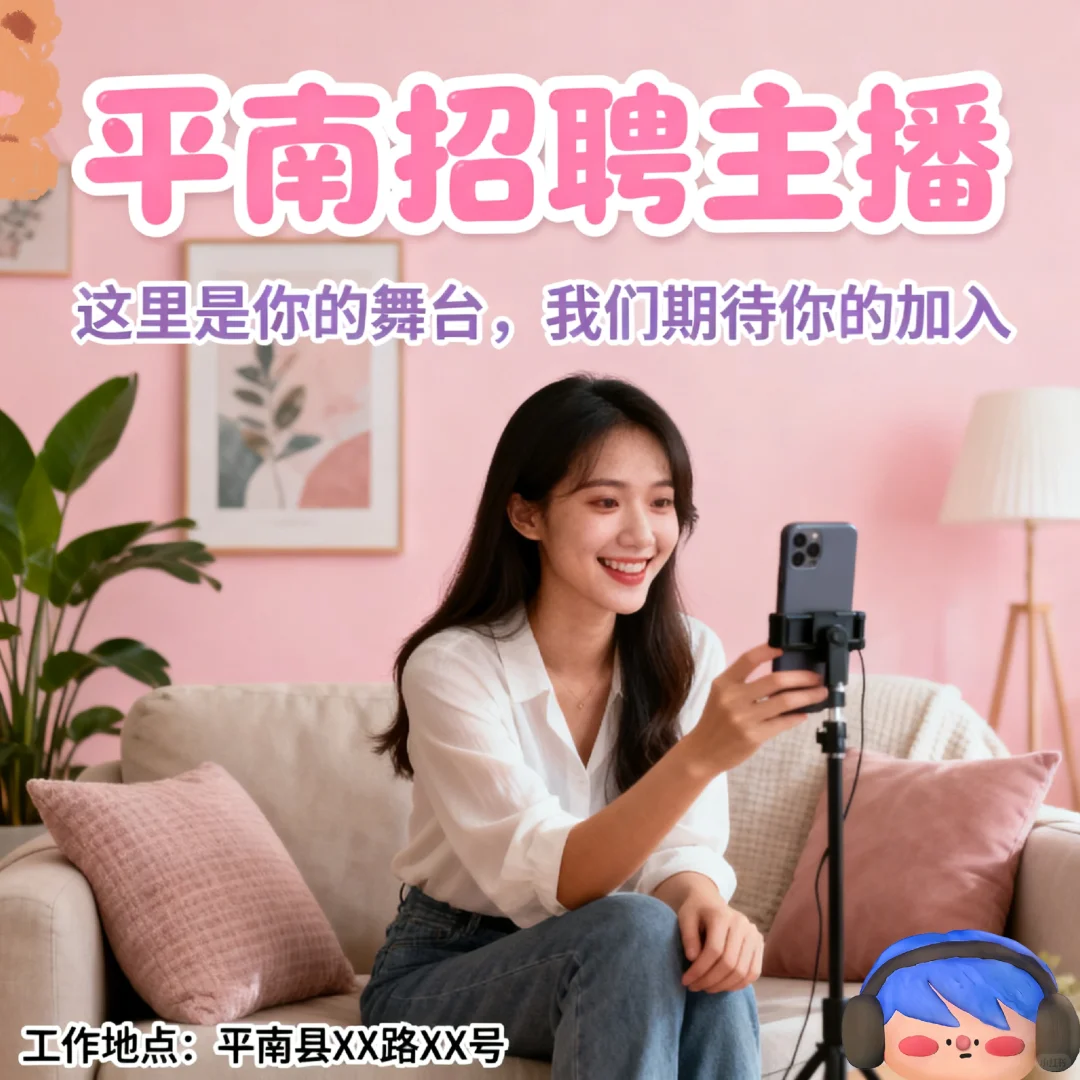 平南县城招聘主播