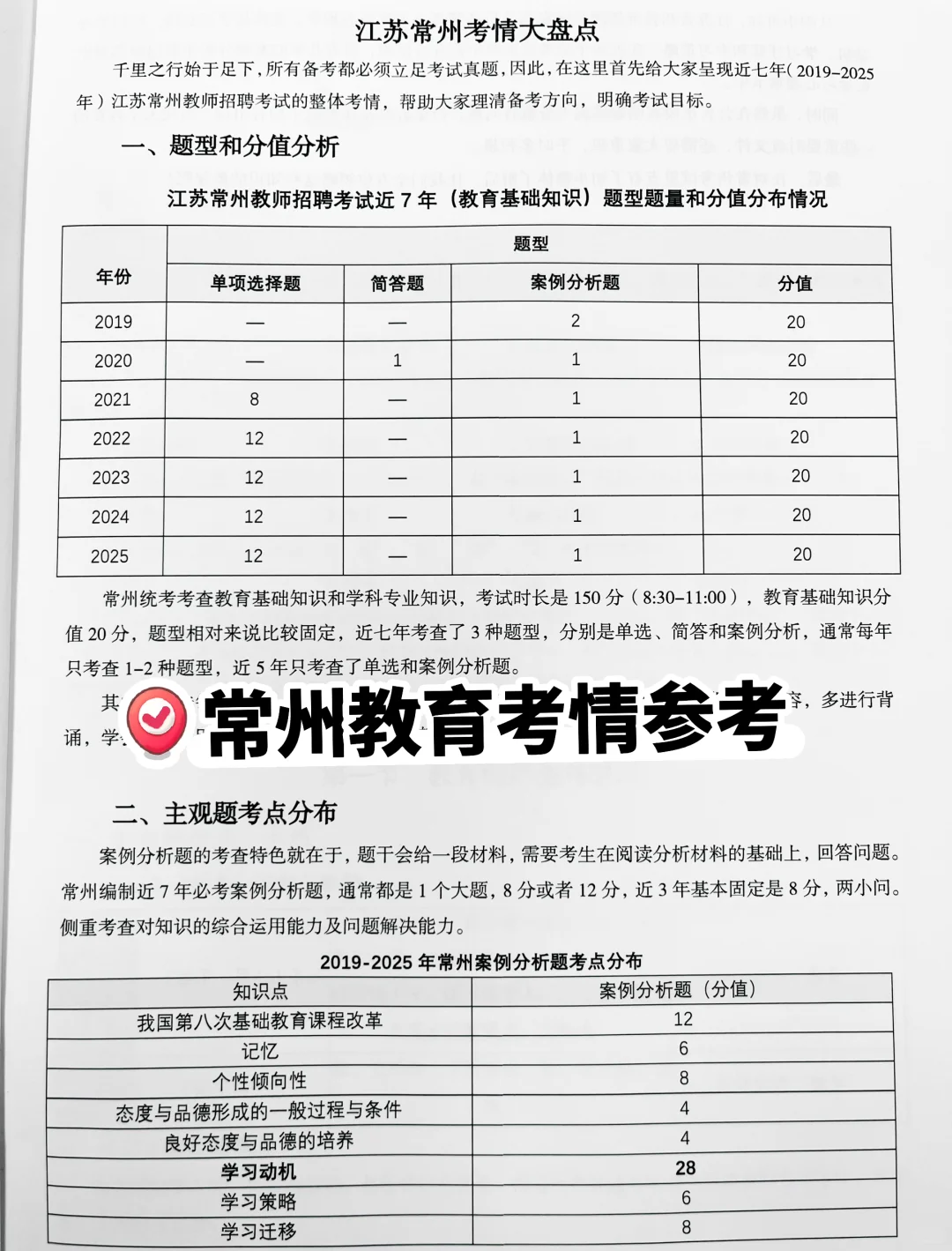 常州语文编制笔试该如何备考