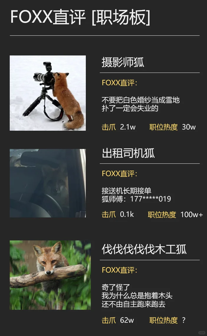 给狐狐开发了一个FOXX直聘