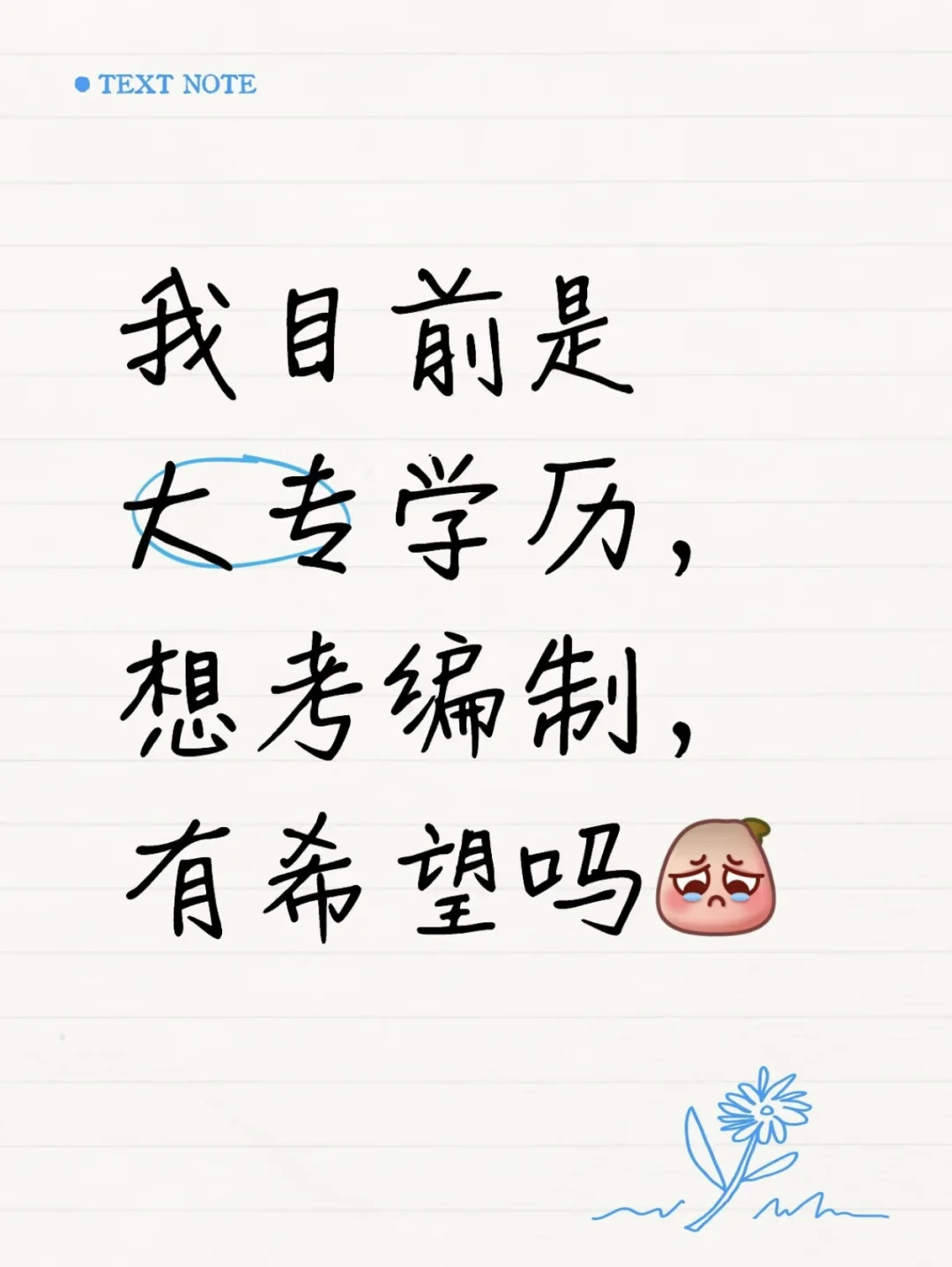 求四川大专编制上岸经验
