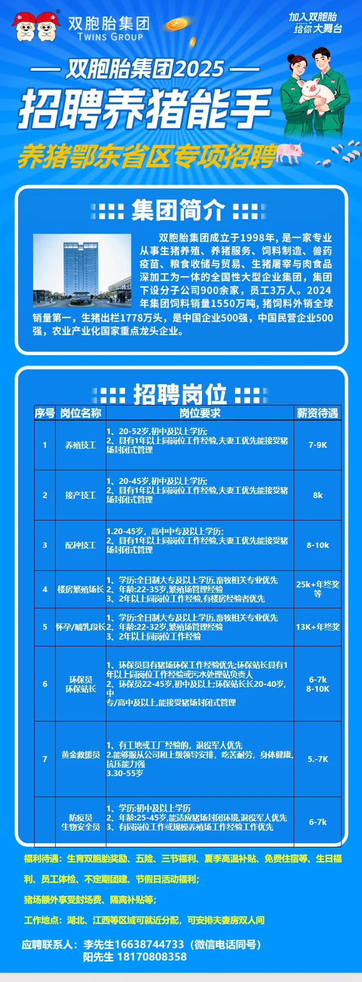 双胞胎集团招聘