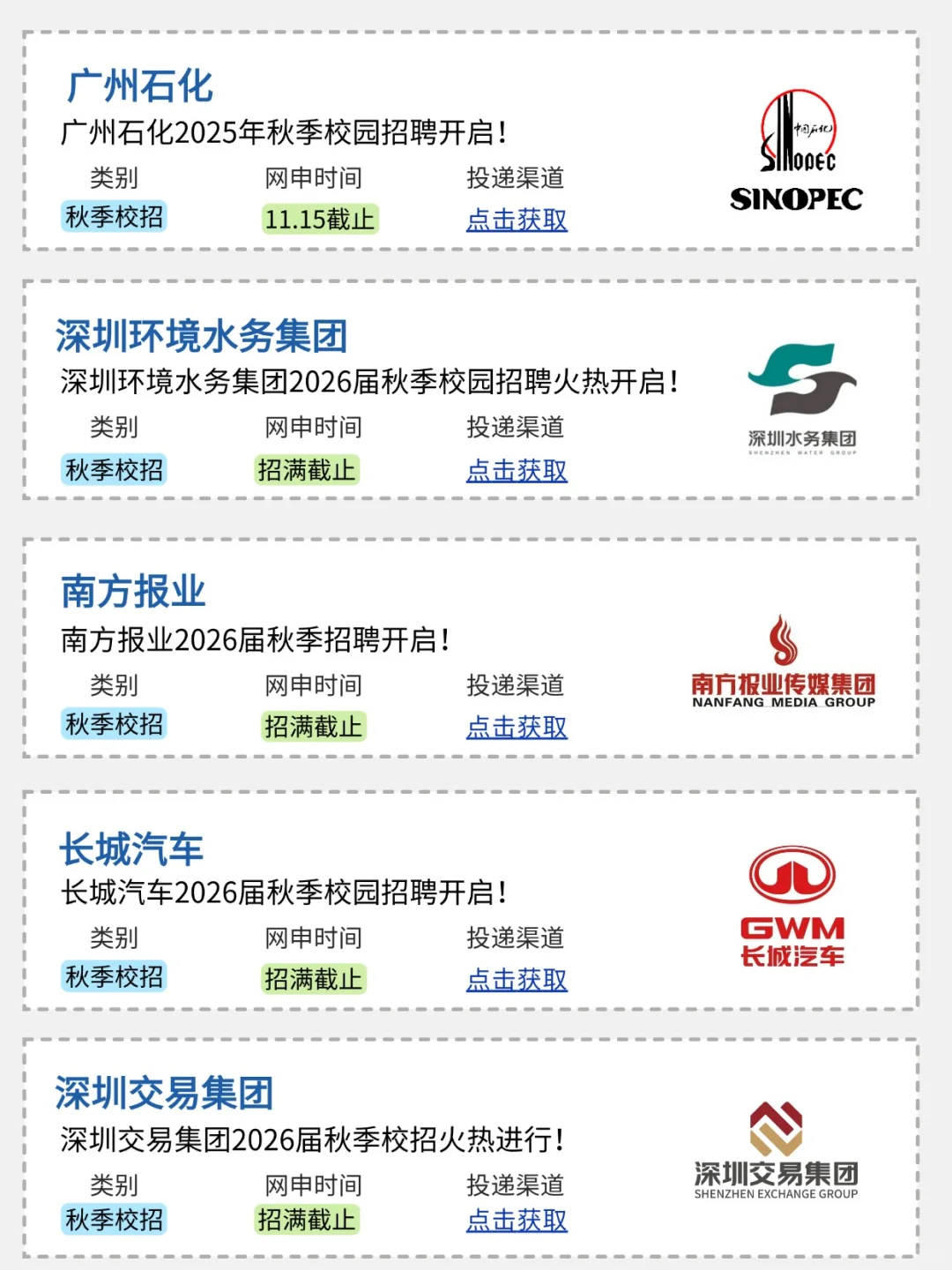 10.11 投广东秋招不能再拖了！💪