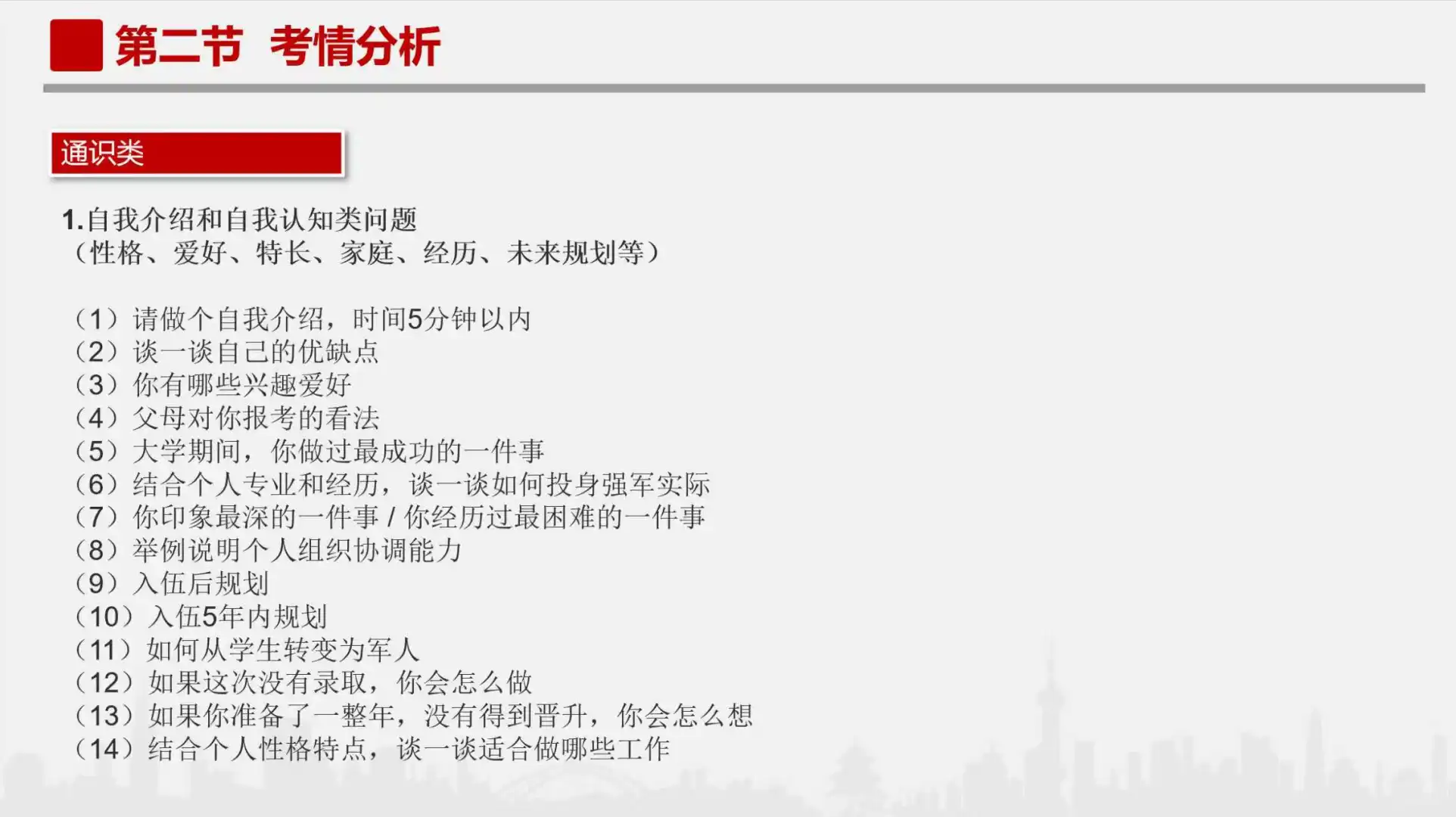 直招军官面试课（2025第二批次）