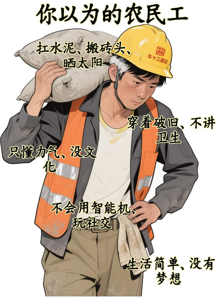 你以为的农民工vs实际上的农民工