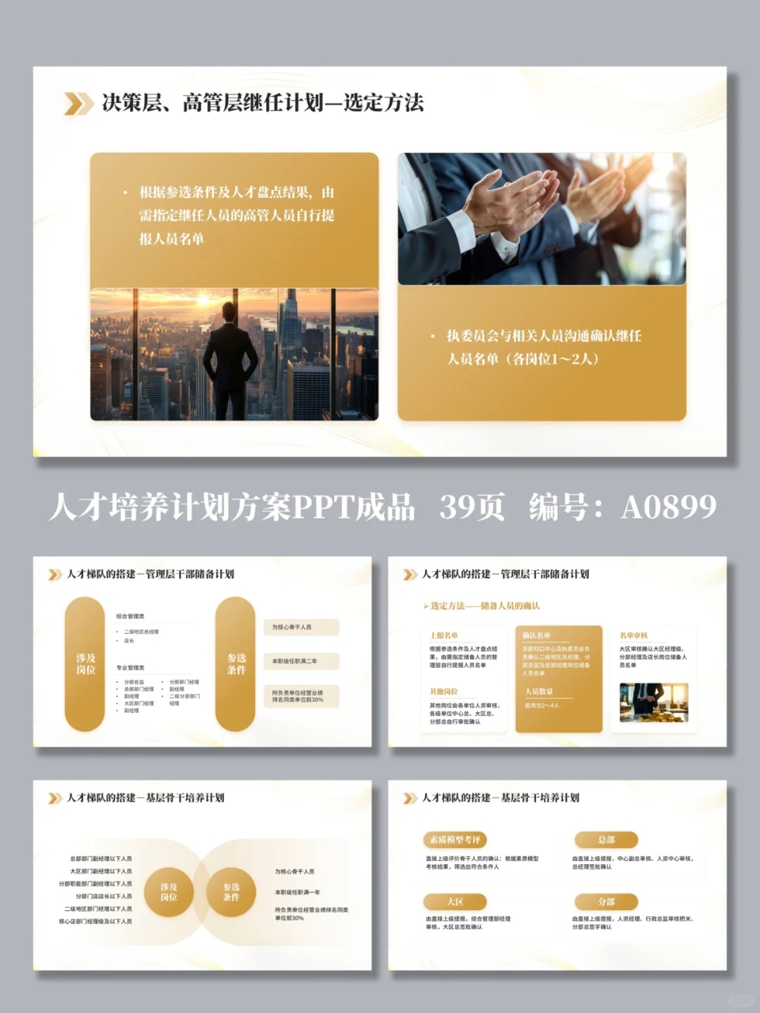 企业人才培养计划方案汇报PPT成品