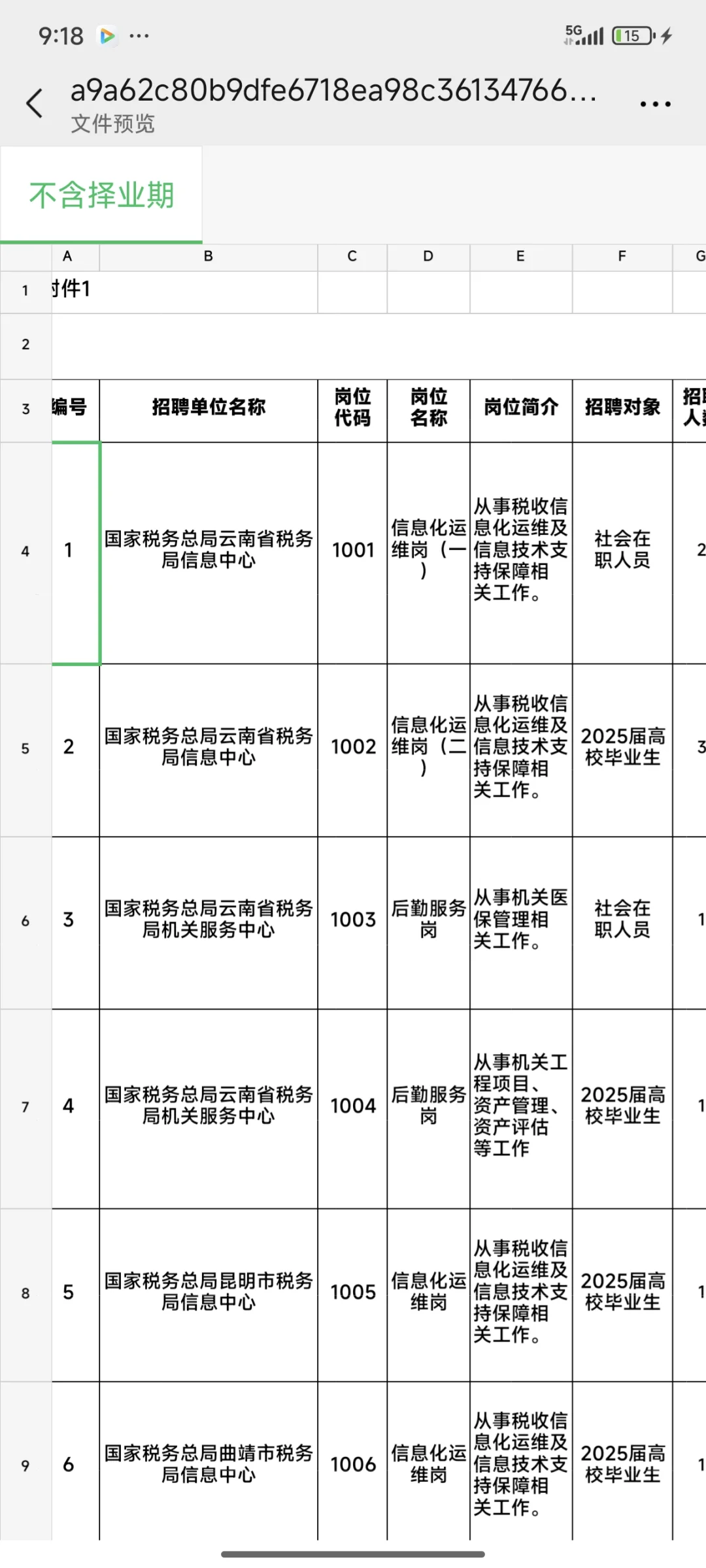 找工作的快看过来！
