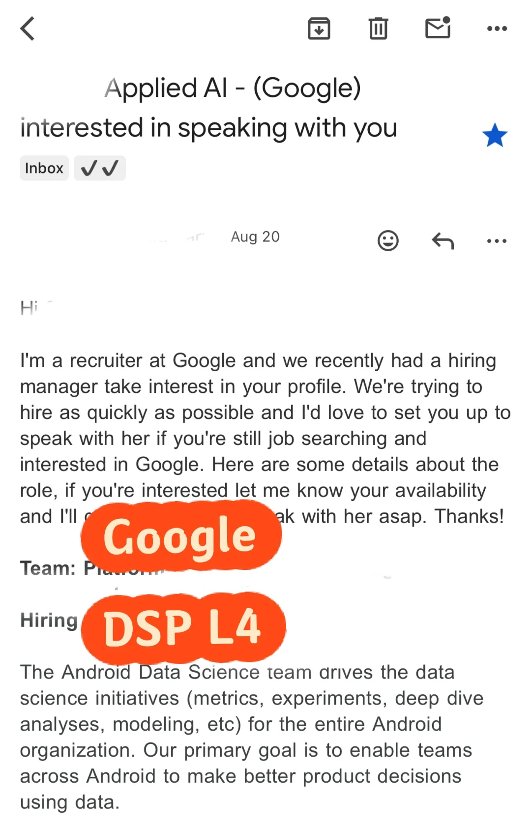 2 YOE DS跳槽 | Google DS Offer & Tips