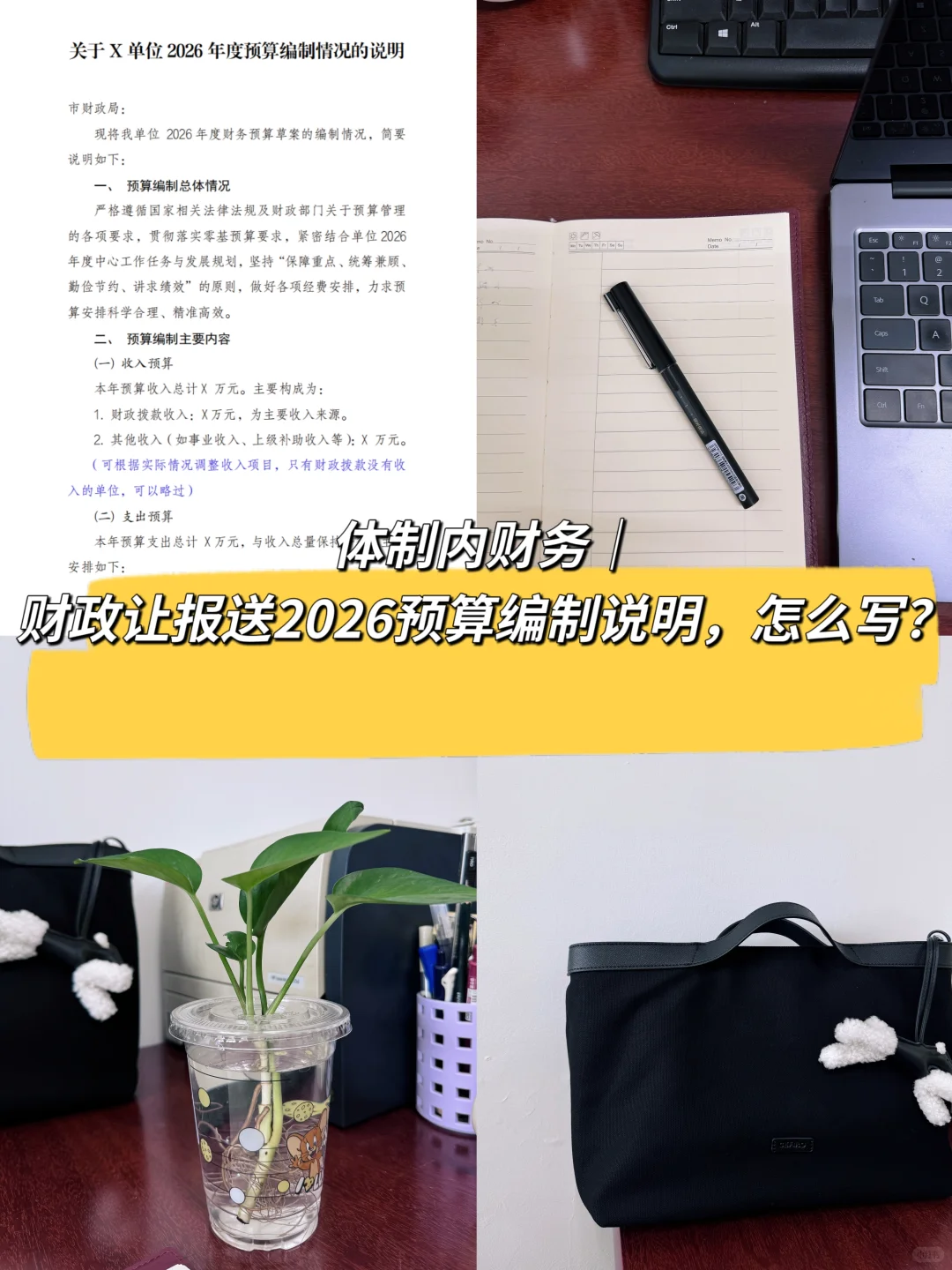 体制内财务｜2026年预算编制说明，这样写！