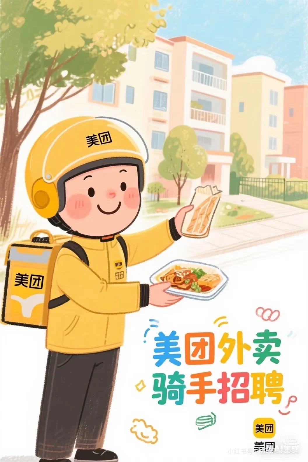 急招美团骑手速来！公司直招🛵