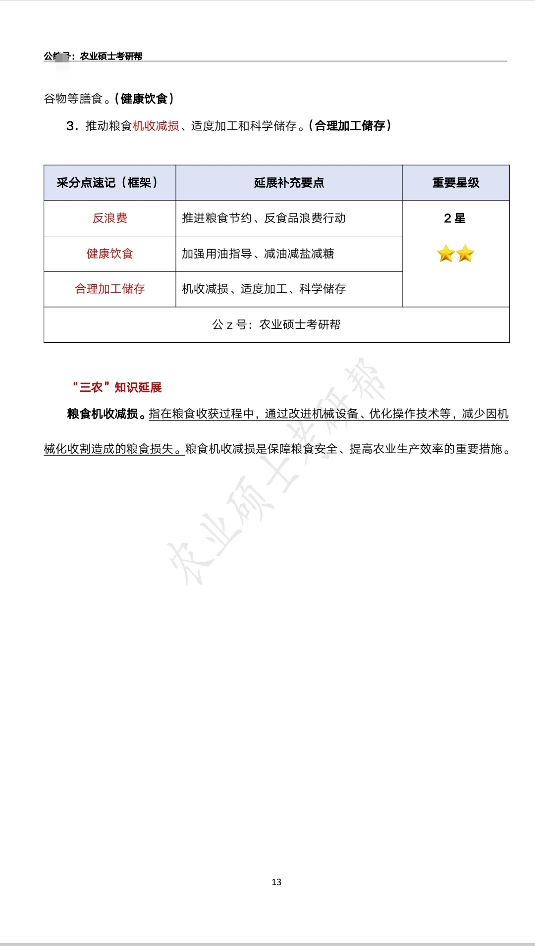 农业管理/农村发展-“三农”时政资料分享