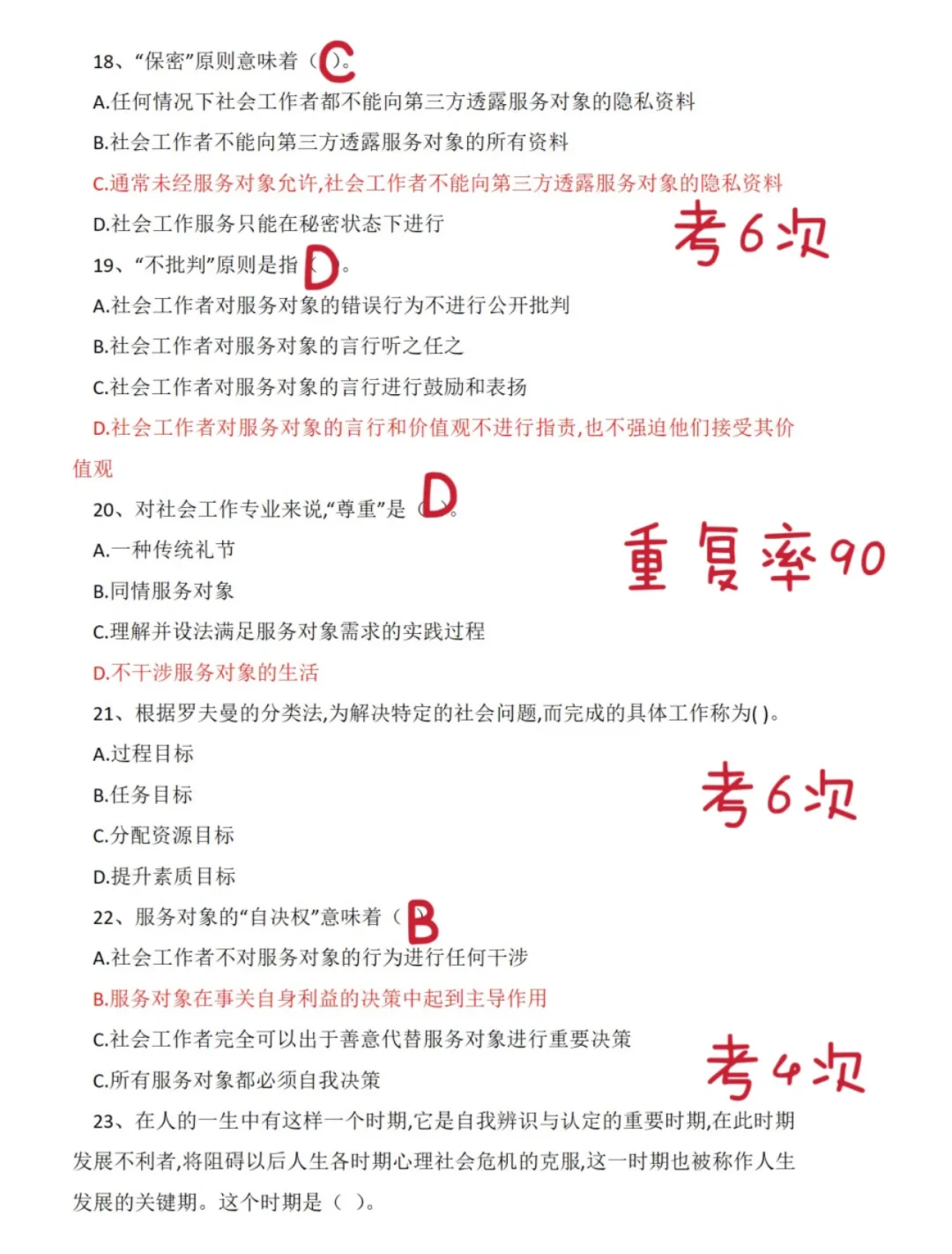社区工作者考试14页纸请上岸！！！