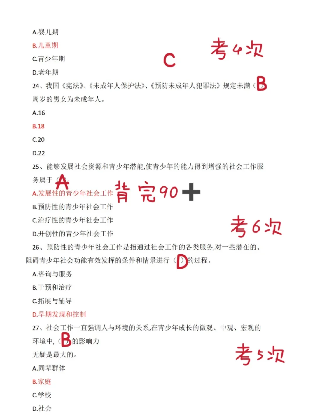 社区工作者考试14页纸请上岸！！！