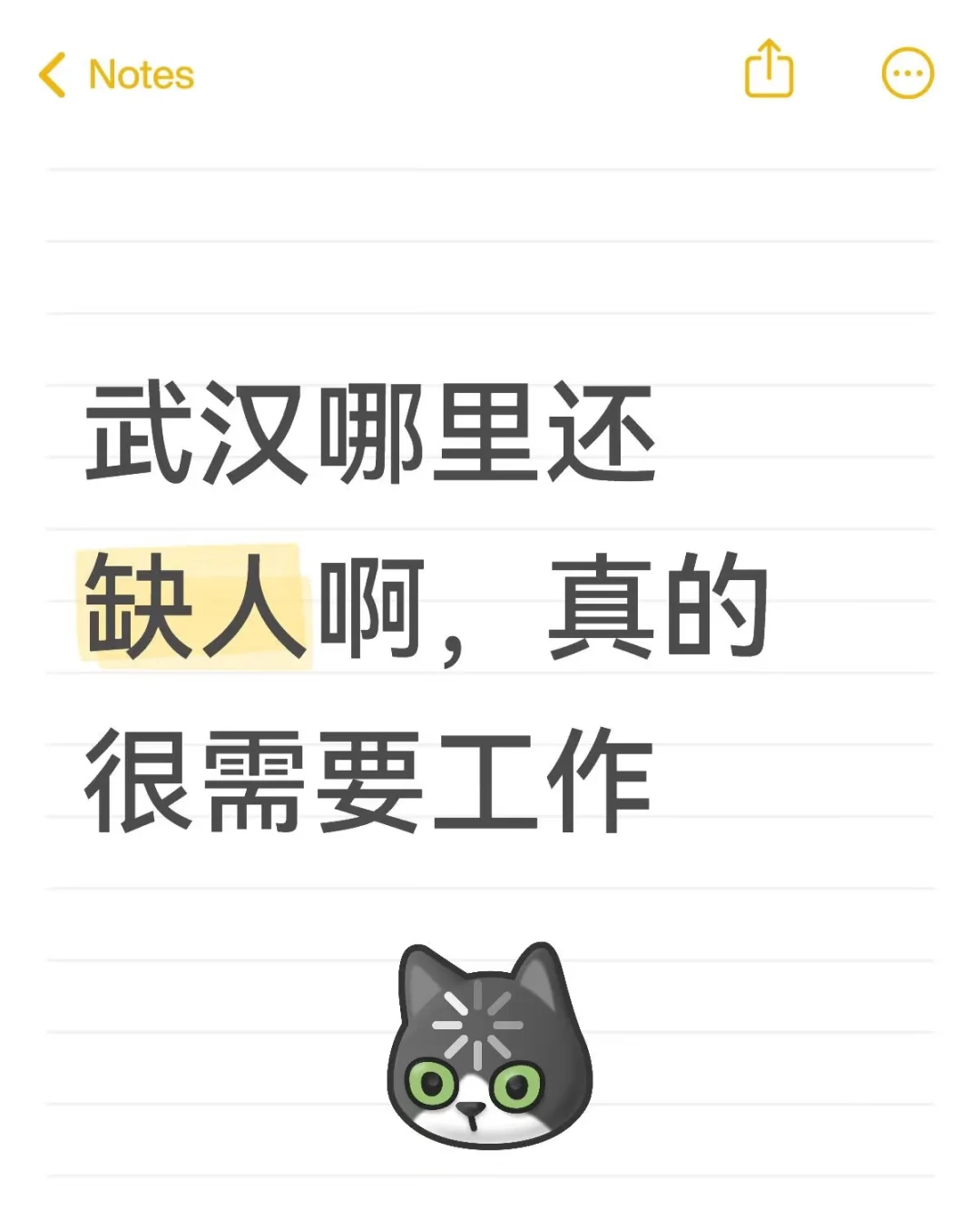 武汉真的找不到工作嘛？