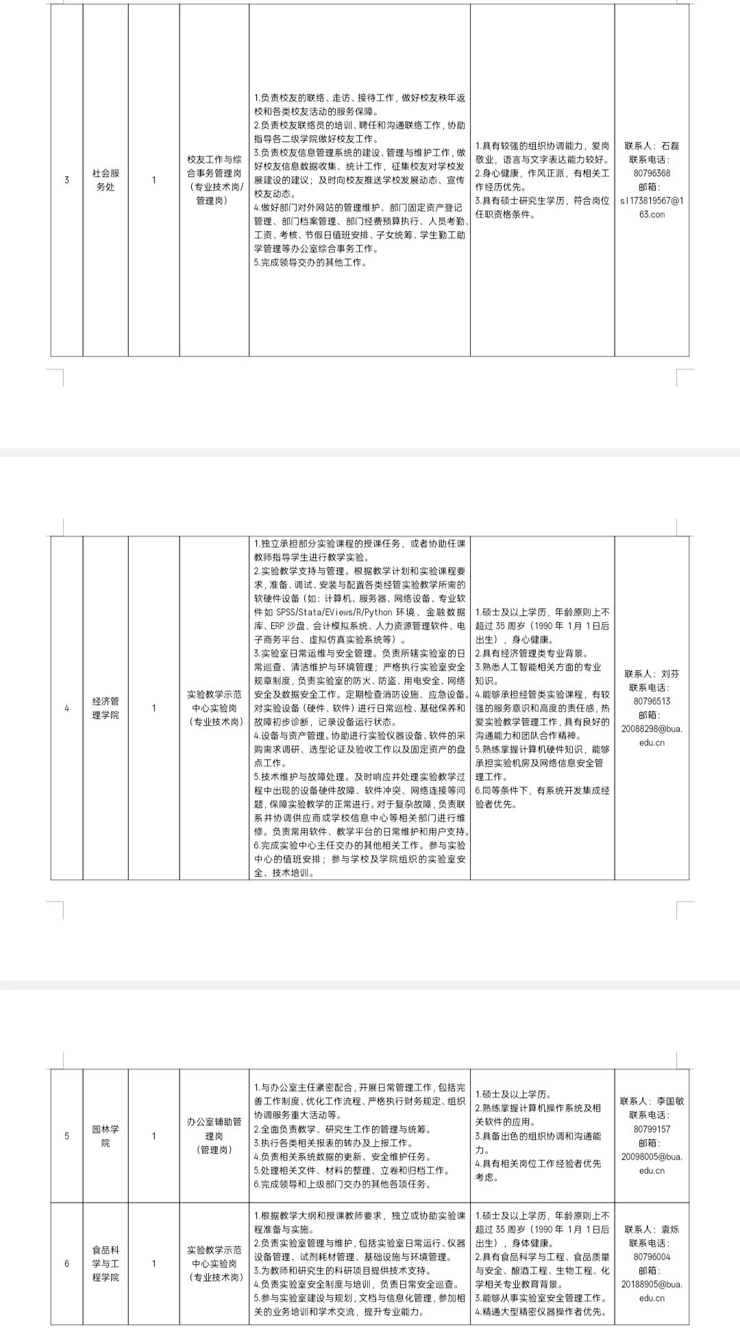 招聘｜北京农学院2025年第三批公开招聘