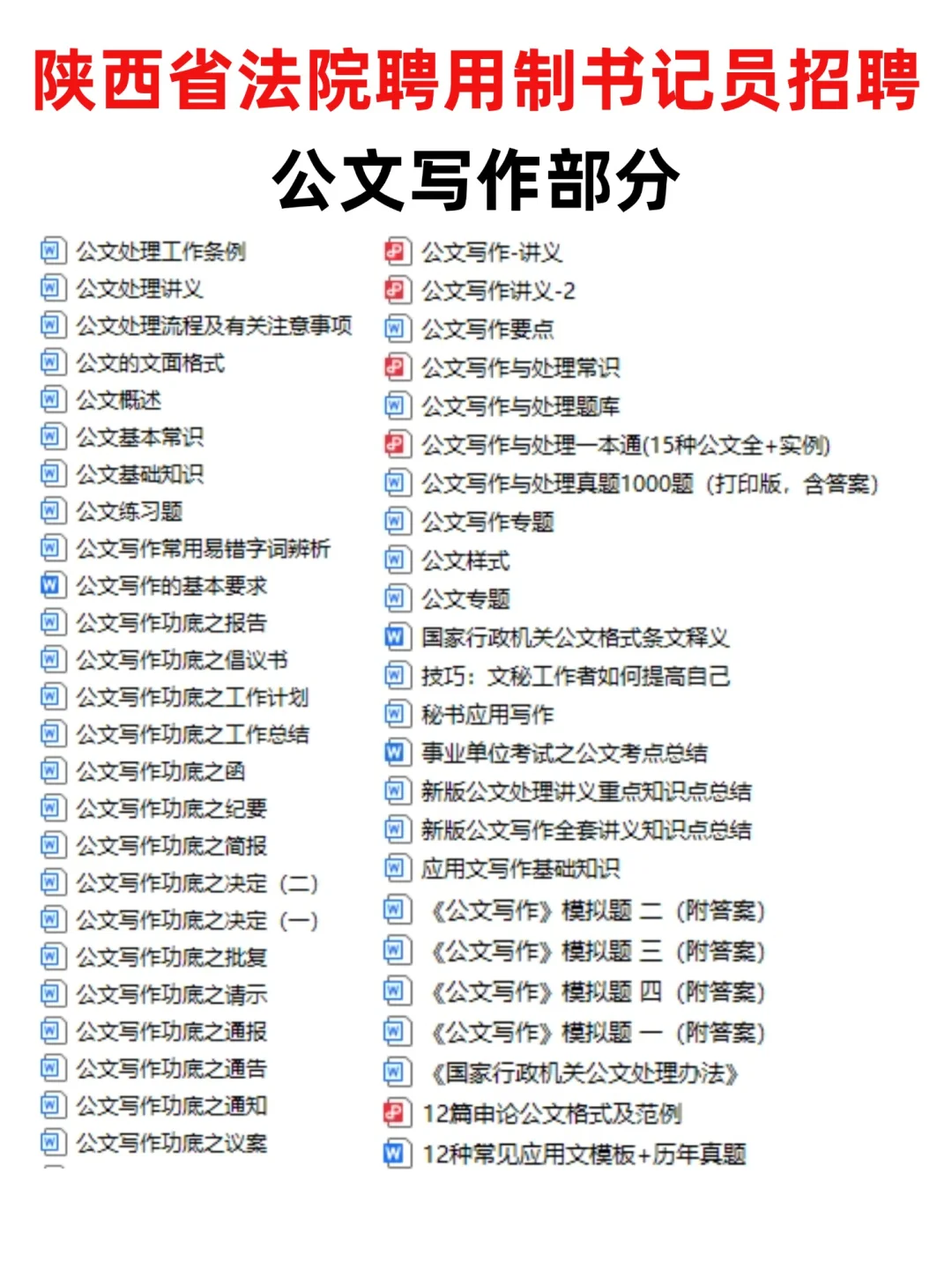 25年陕西法院书记员招聘考试，到底考什么？