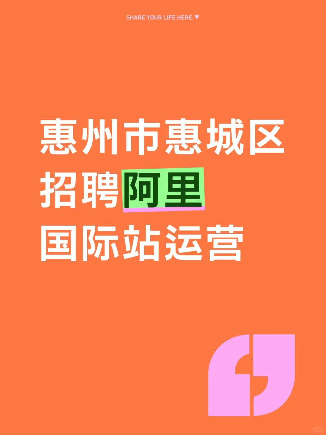 惠州市惠城区招聘阿里国际站运营